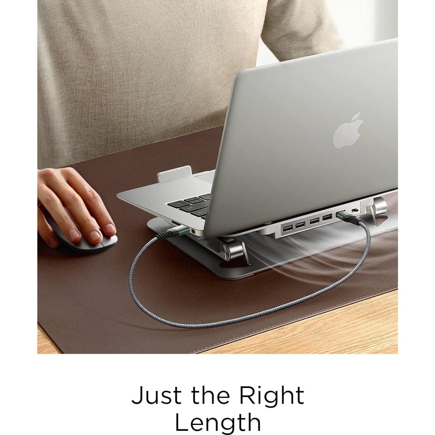 Cable USB 3.0 AINOPE Macho a Macho 0.46m Gris - 2 Paquete