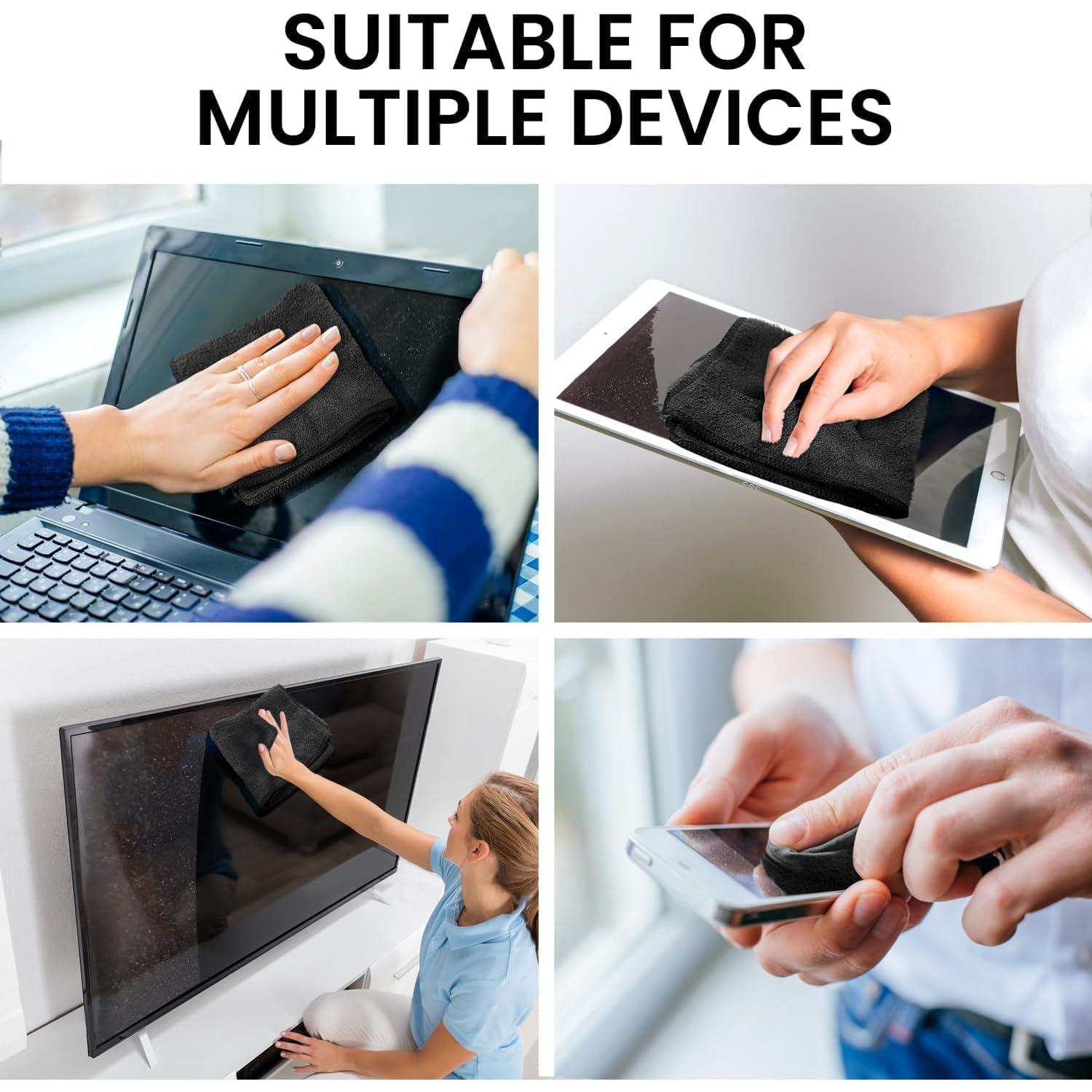 Kit Limpiador de Pantallas EVEO - Spray 306g + Paño Microfibra