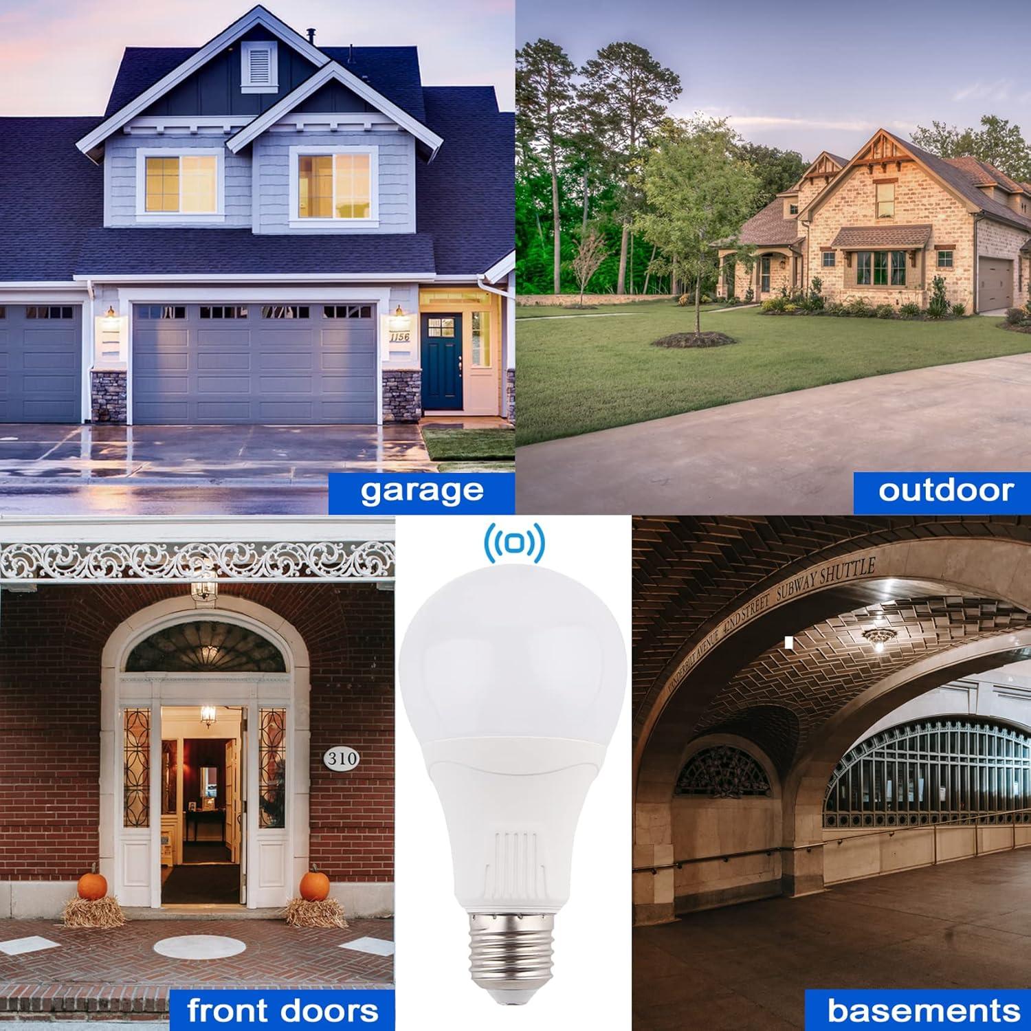 Bombillas LED con Sensor de Movimiento Radar 15W E26 3000K 1500LM