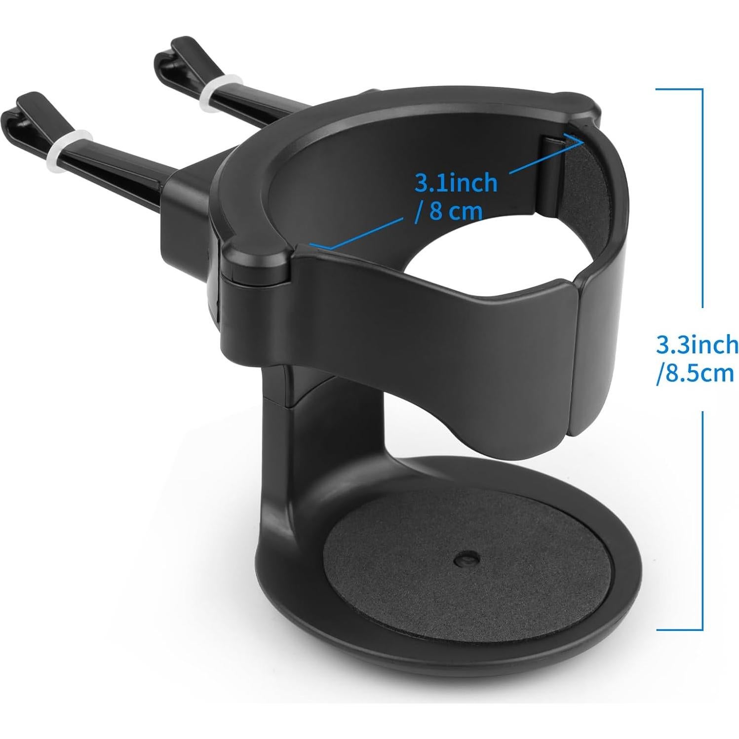 Soporte para Tazas de Auto QIIYCCE B1101 Ajustable 7.62 cm