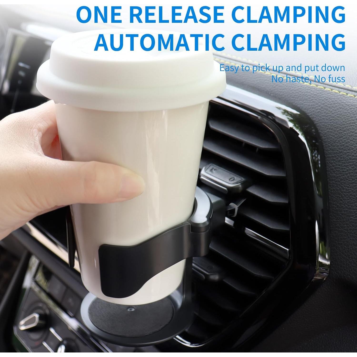 Soporte para Tazas de Auto QIIYCCE B1101 Ajustable 7.62 cm