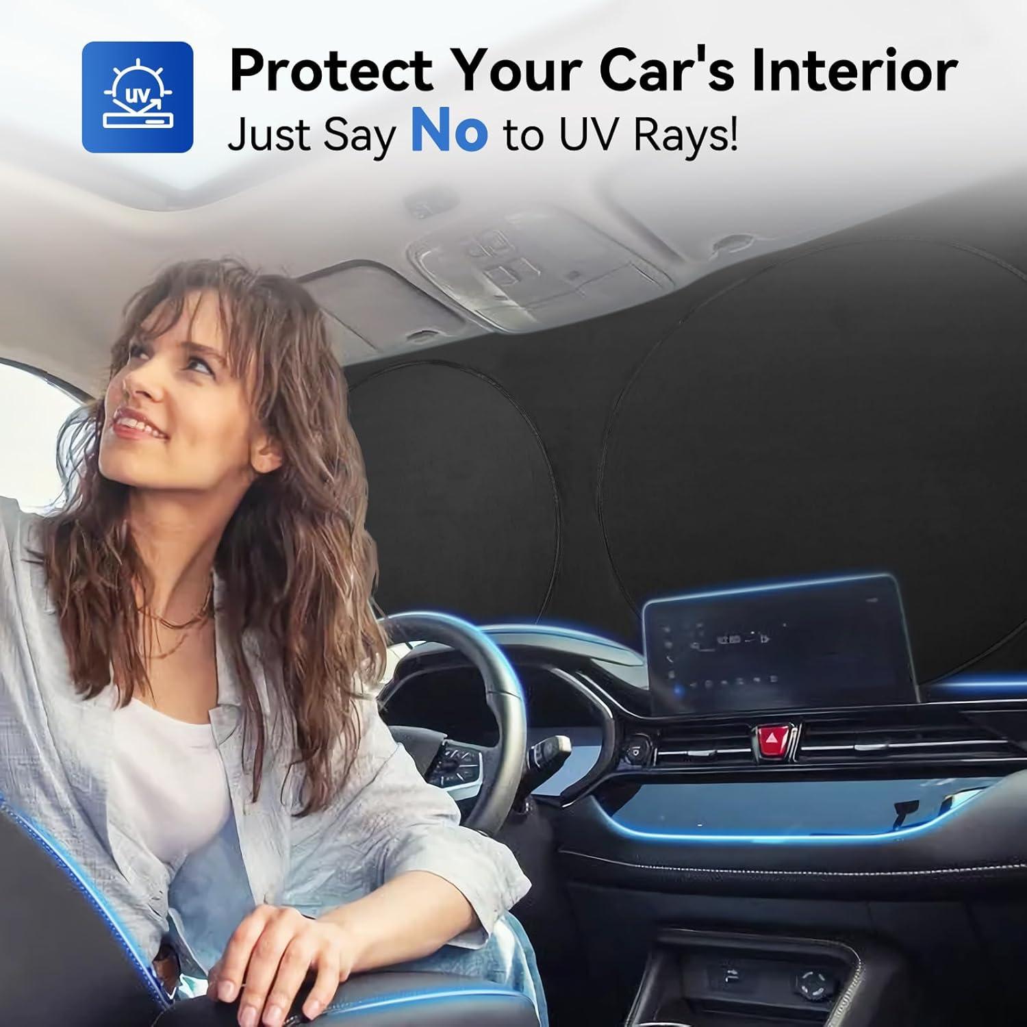 Protector Solar para Parabrisas ARANA 150x74 cm Ajustable UV