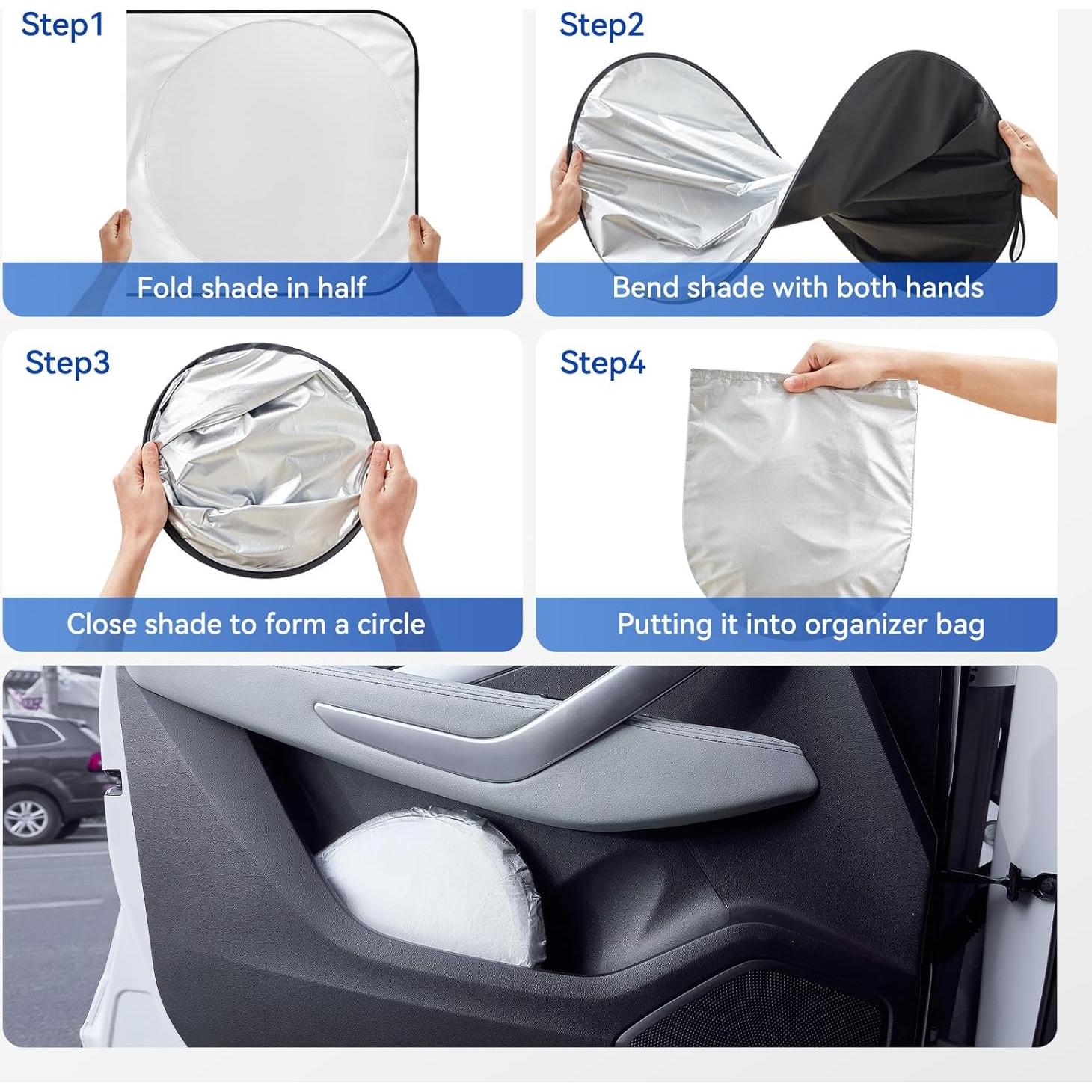 Protector Solar para Parabrisas ARANA 150x74 cm Ajustable UV