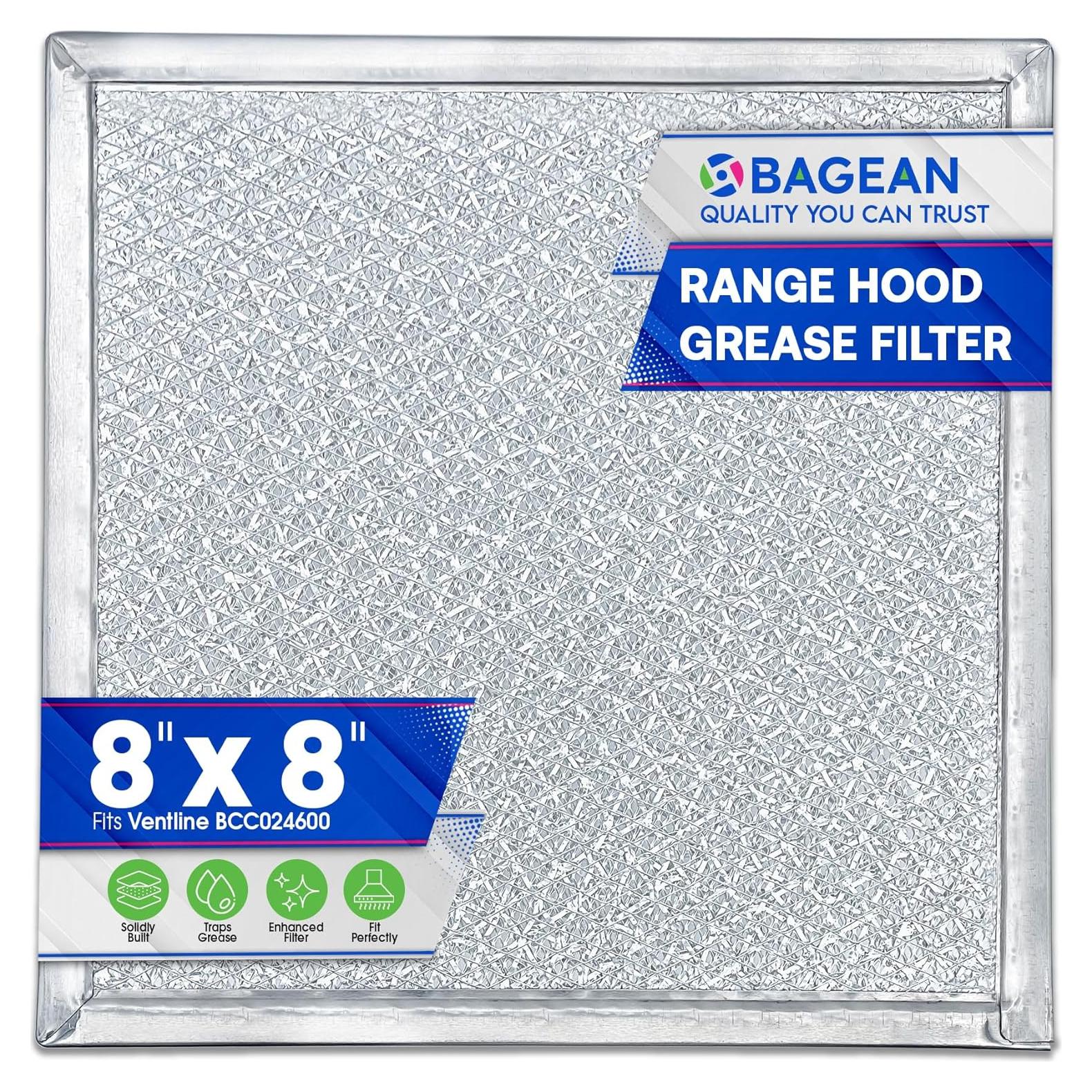 Filtro de Ventilación Bagean BCC024600 20.3x20.3 cm Aluminio