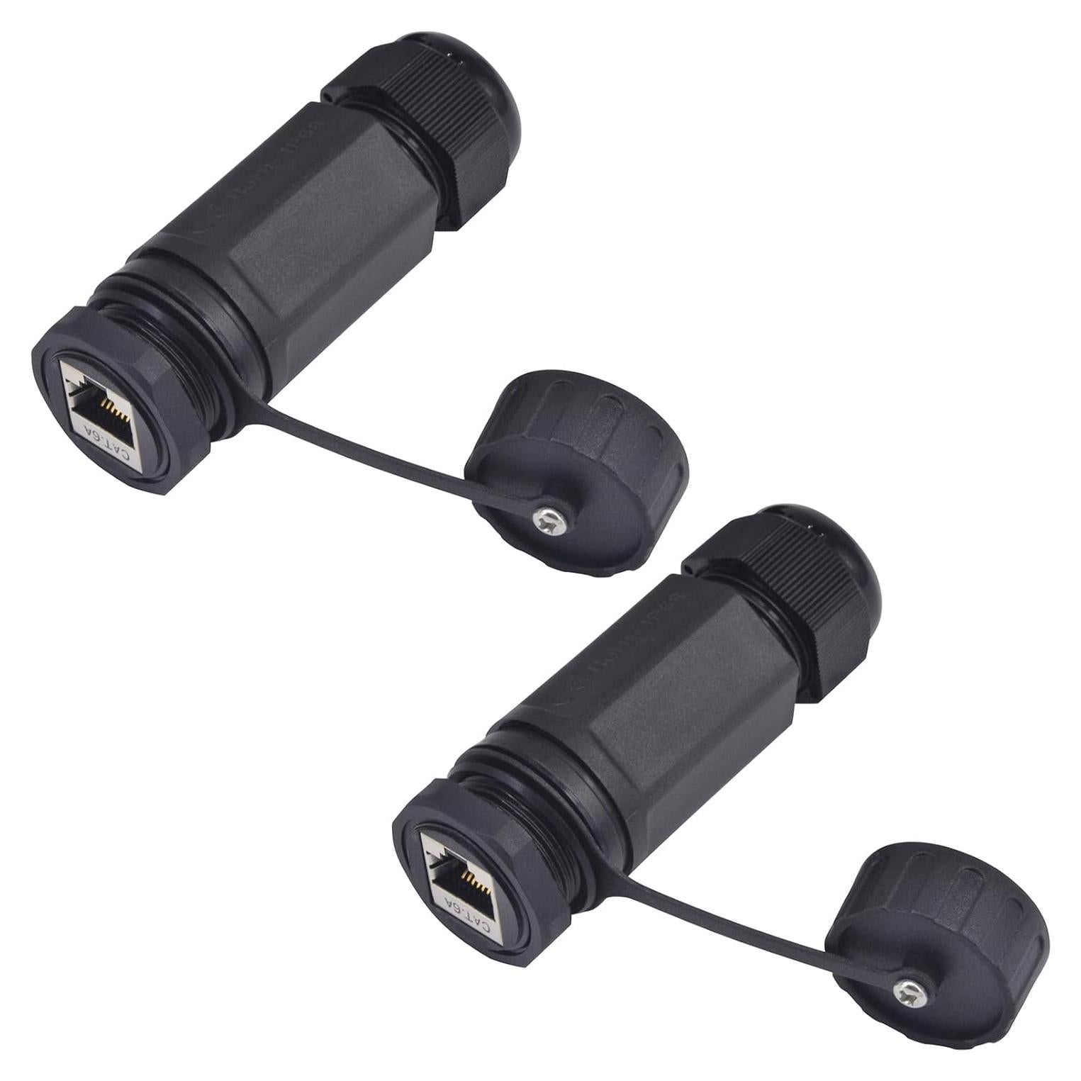 Conector RJ45 CAT6A a Prueba de Agua ANMBEST 2PCS IP68