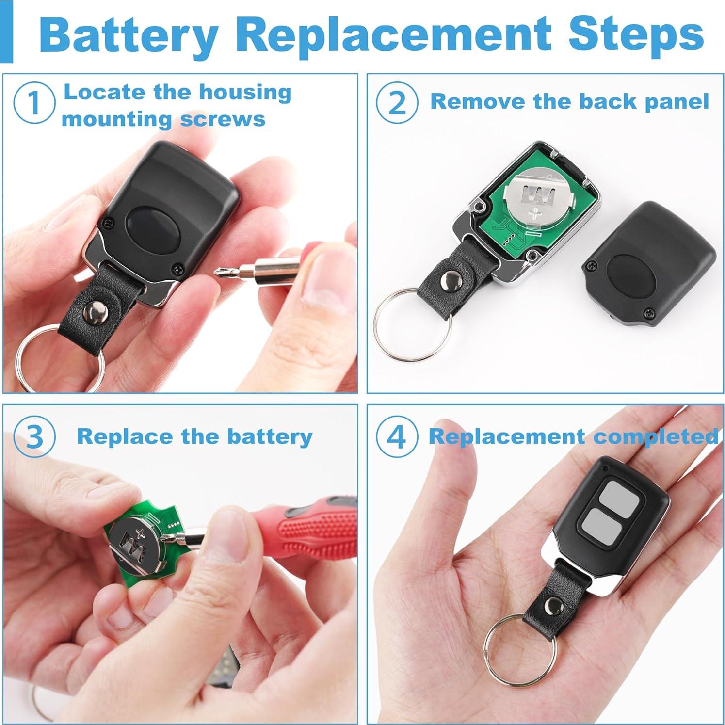 Control Remoto Universal para Puerta de Garaje DDCafor 893MAX