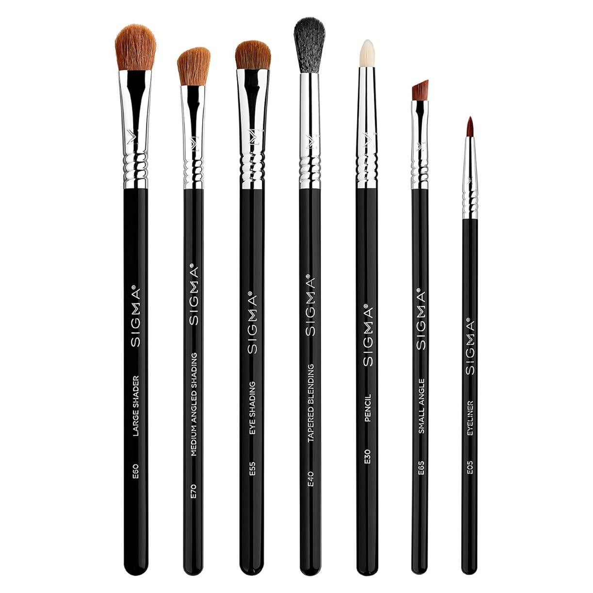Conjunto de Brochas de Maquillaje para Ojos Sigma Beauty - 7 Piezas