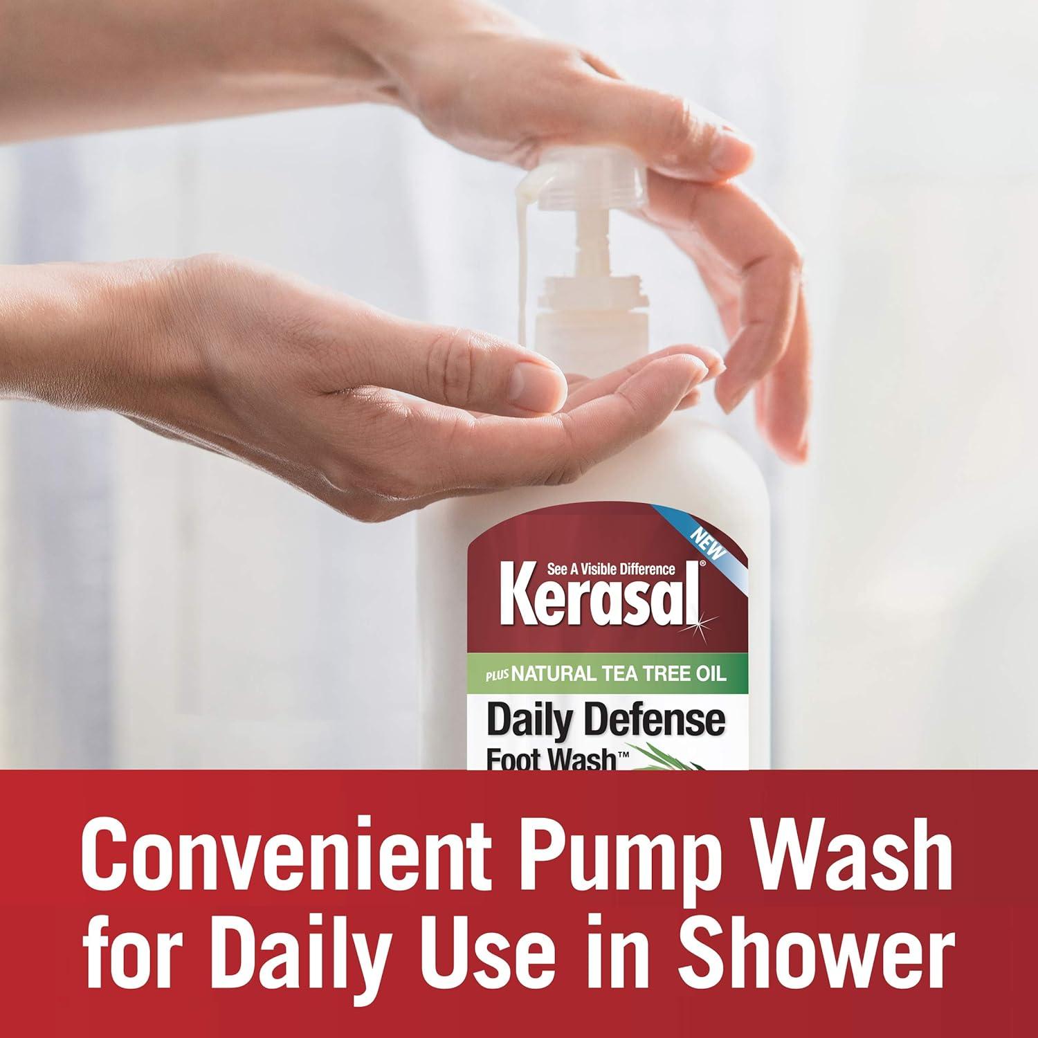 Kerasal Lavado de Pies 354 ml - Limpiador Diario Desodorante