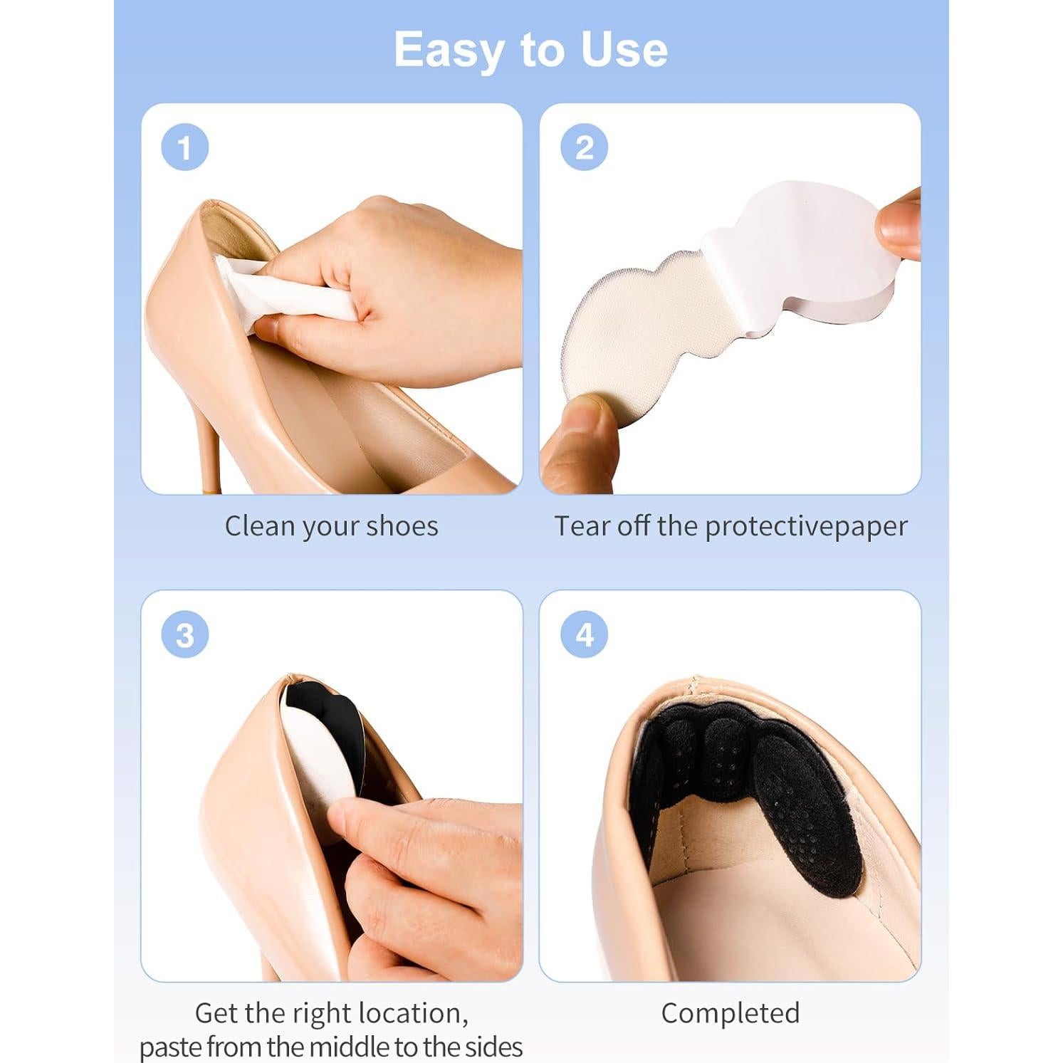 Almohadillas para Talones EIRMAT - 5 Pares Antideslizantes