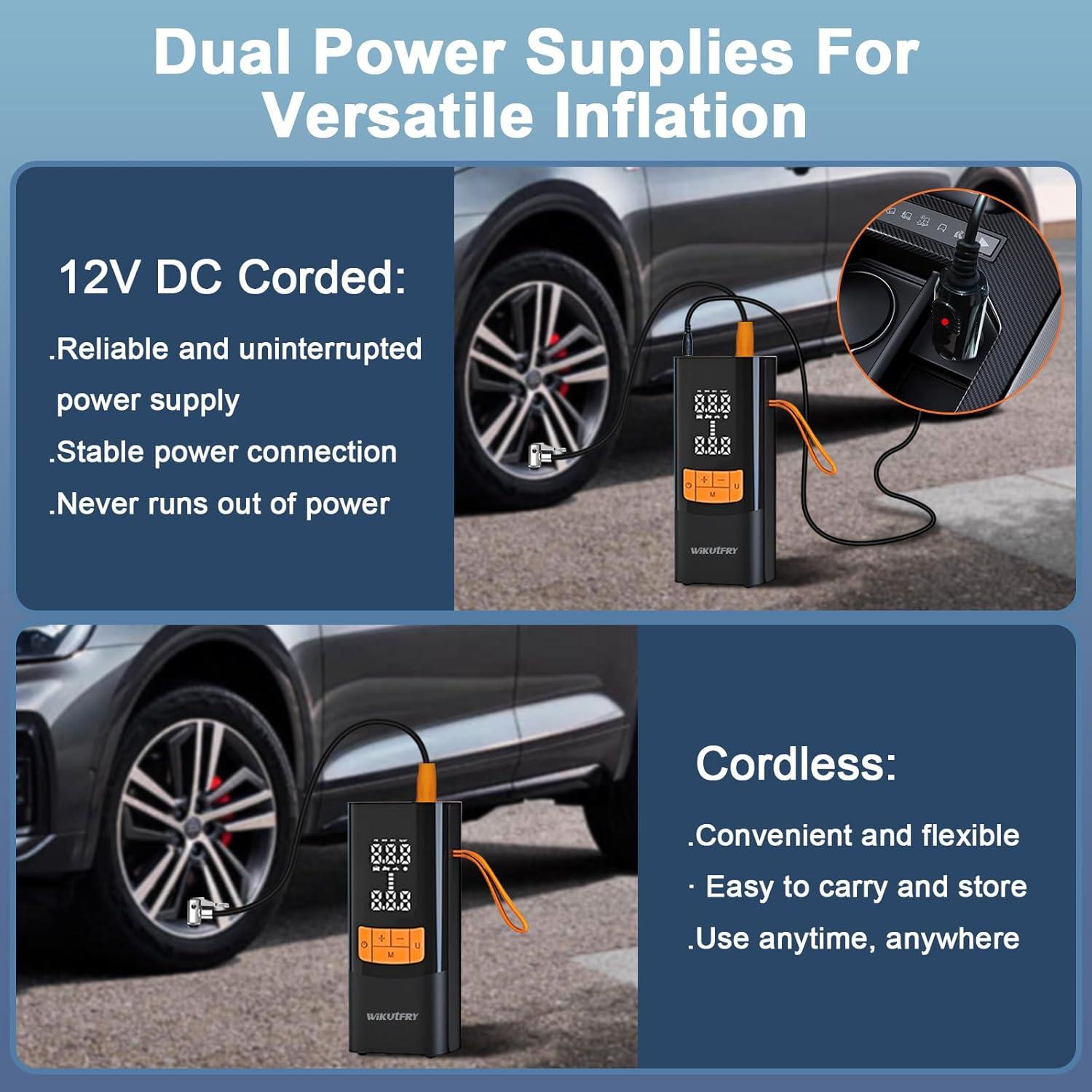 Compresor de Aire Portátil Wikutfry MU-002 15000mAh 150PSI