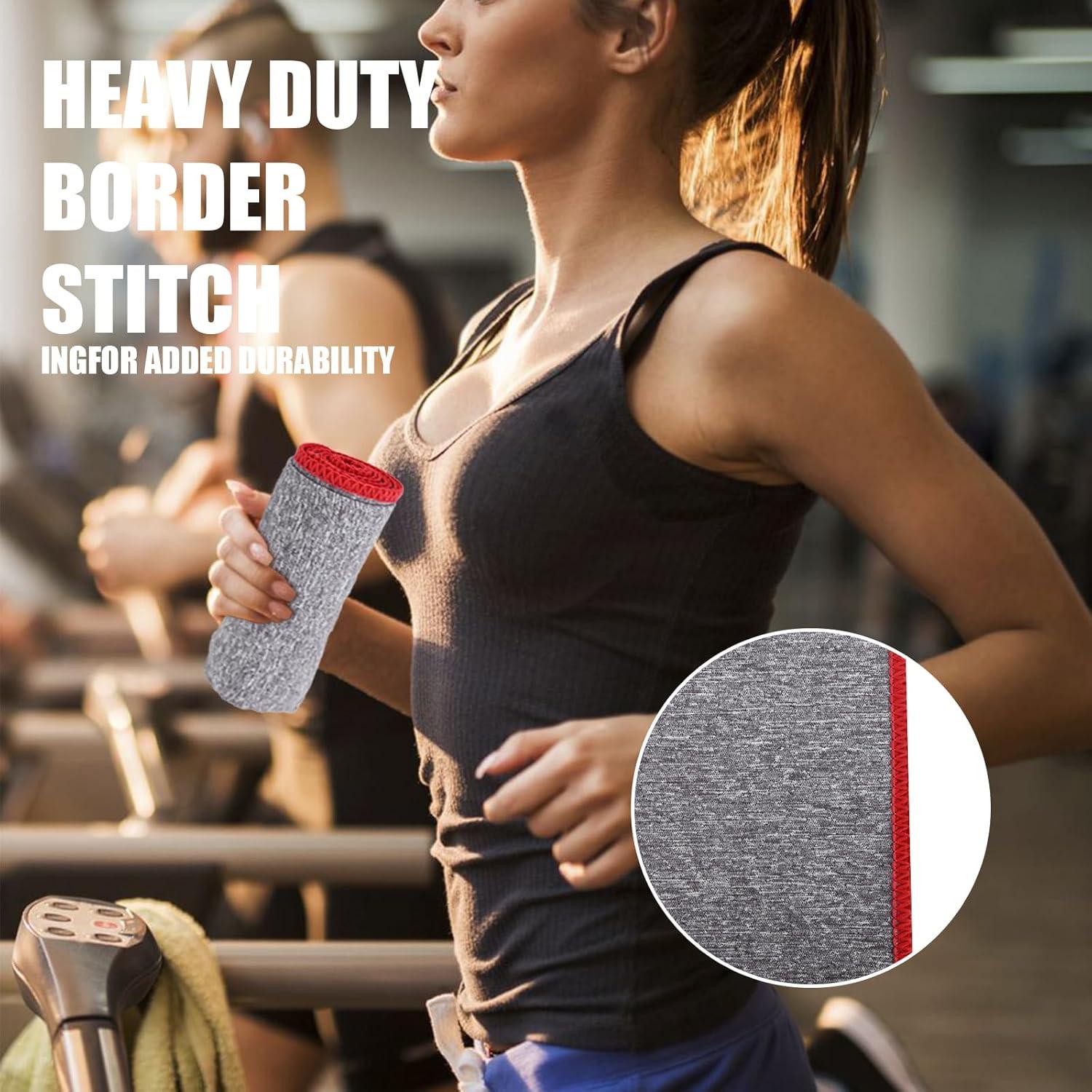 Toallas de Gimnasio Microfibra Vnoss 5 Piezas 40x68 cm Secado Rápido