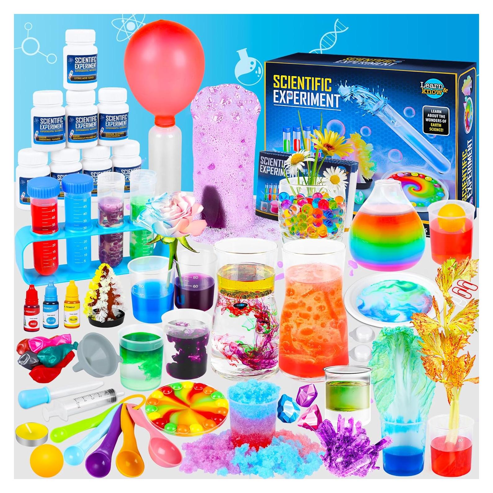 Kit de Ciencia Kuovei con 80 Experimentos para Niños 6-9 Años