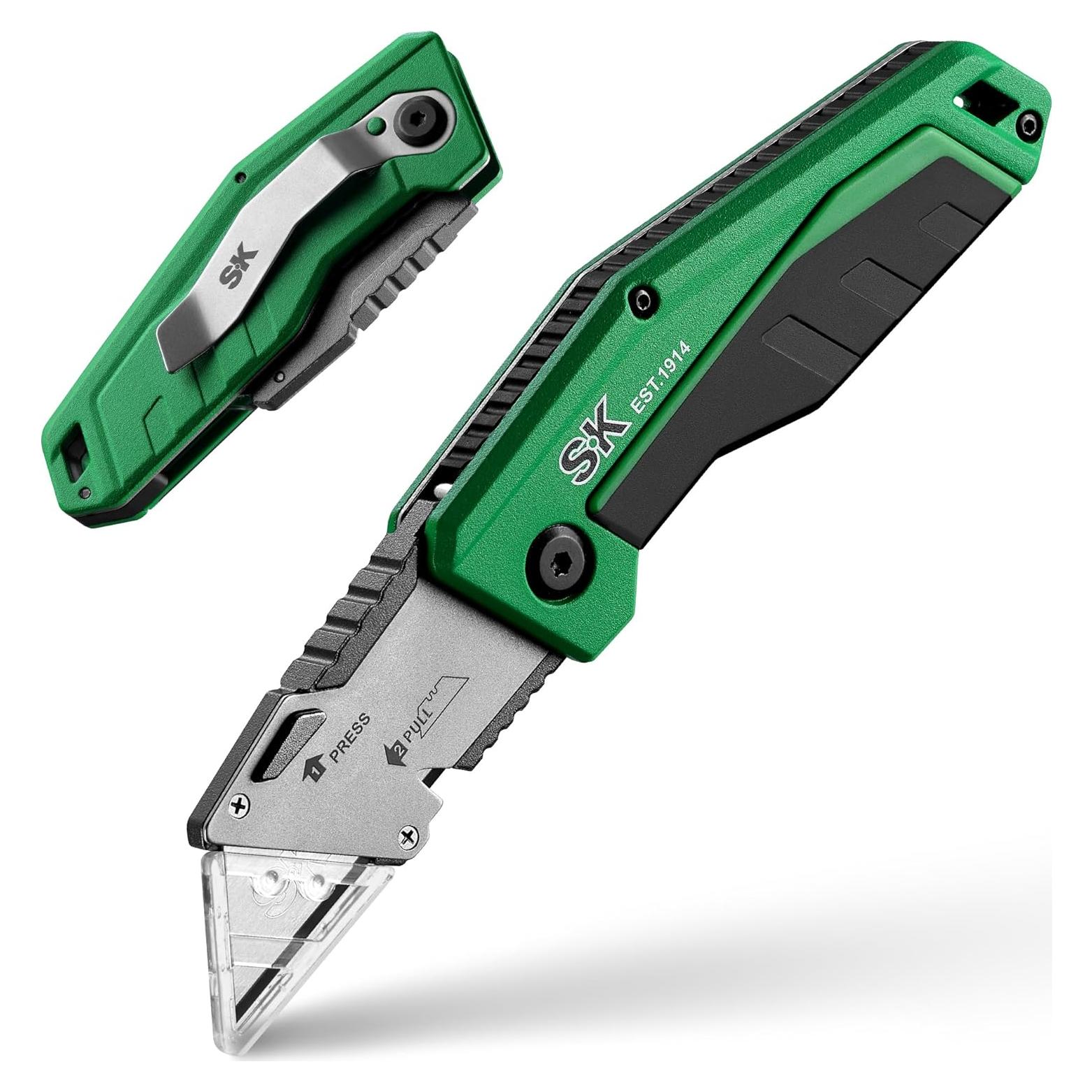 Cuchillo Utility Plegable SK con Cortador de Alambre 18mm