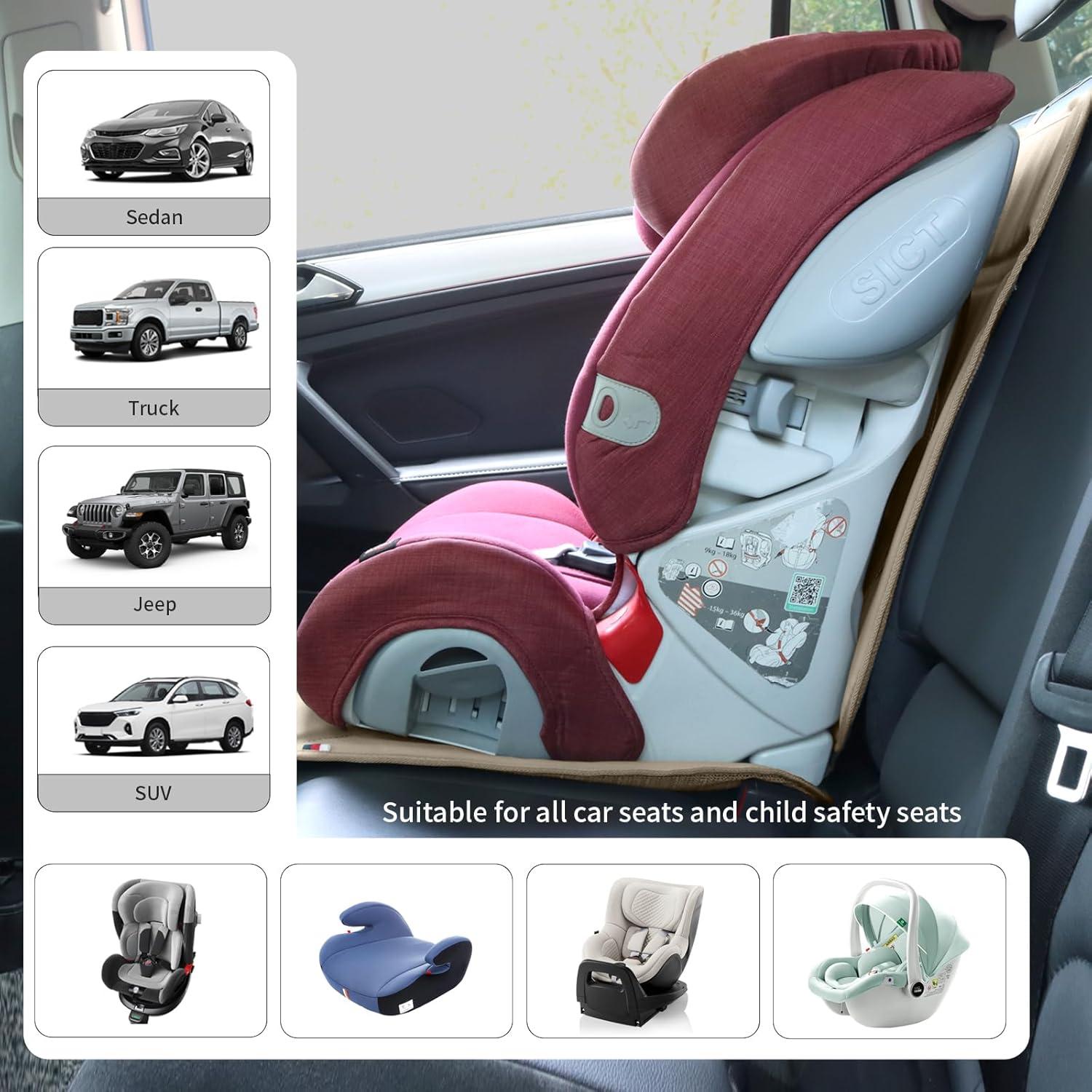 Protector de Asiento de Coche Viaviat FM028 Beige Impermeable