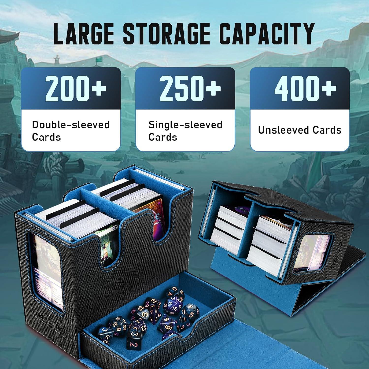 Caja de Deck TiMOVO para Cartas MTG Commander - Almacenamiento 400+ Cartas