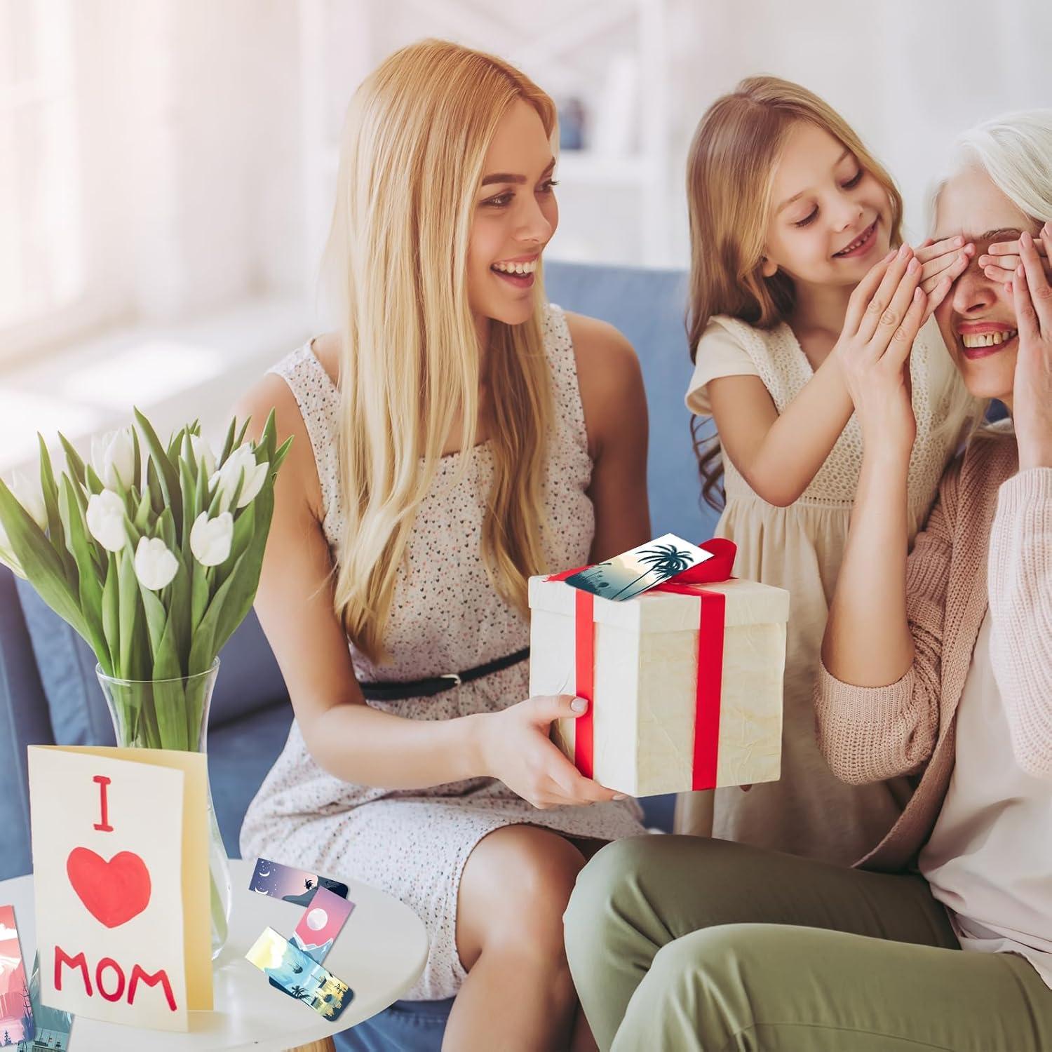 48 Marcadores de Página Magnéticos LUAVIARU - Palmeras de Coco