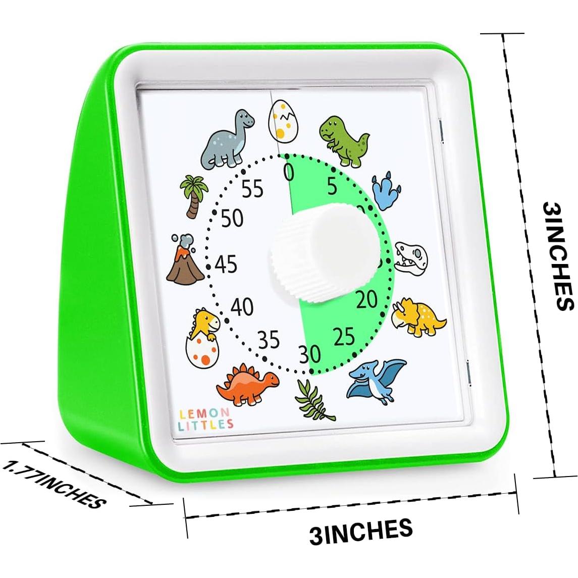 Temporizador Visual para Niños Lemon Littles Dinosaurio 60 Minutos