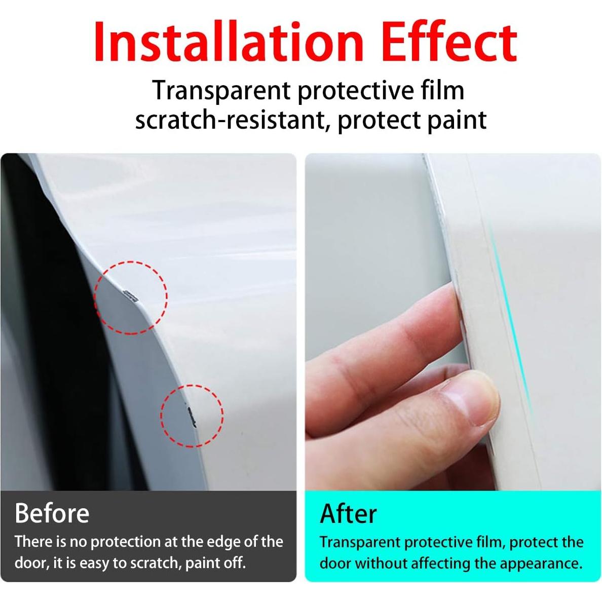 Protector de Bisel de Puerta Storystore Universal Transparente