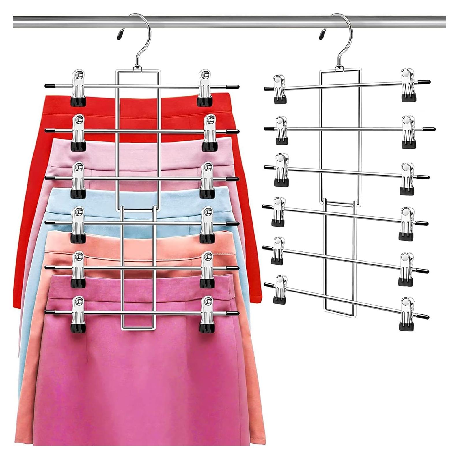 Perchas para Pantalones Lumigens - Organizador de Armario 6 Niveles