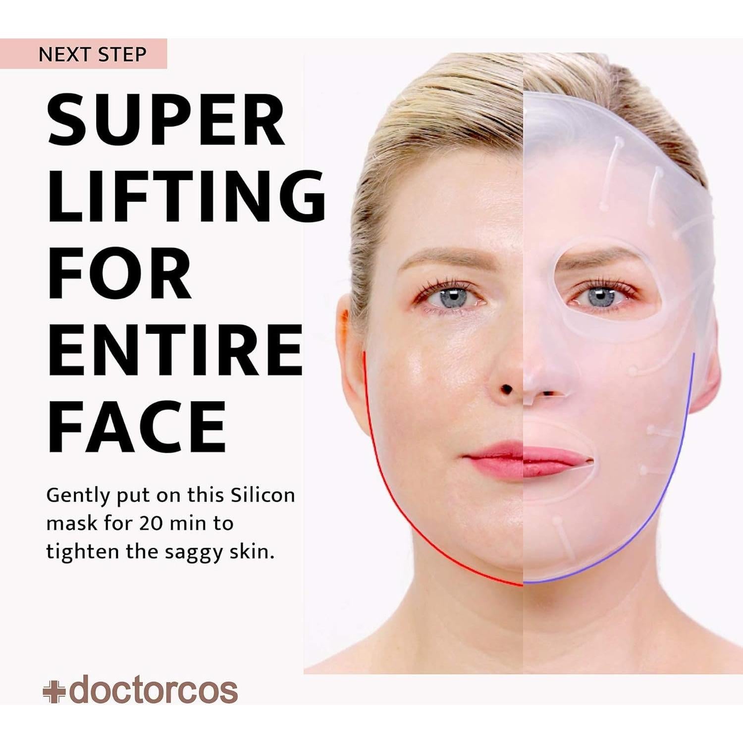 Mascarilla de Silicona Miz Herb para Doble Mentón y Arrugas