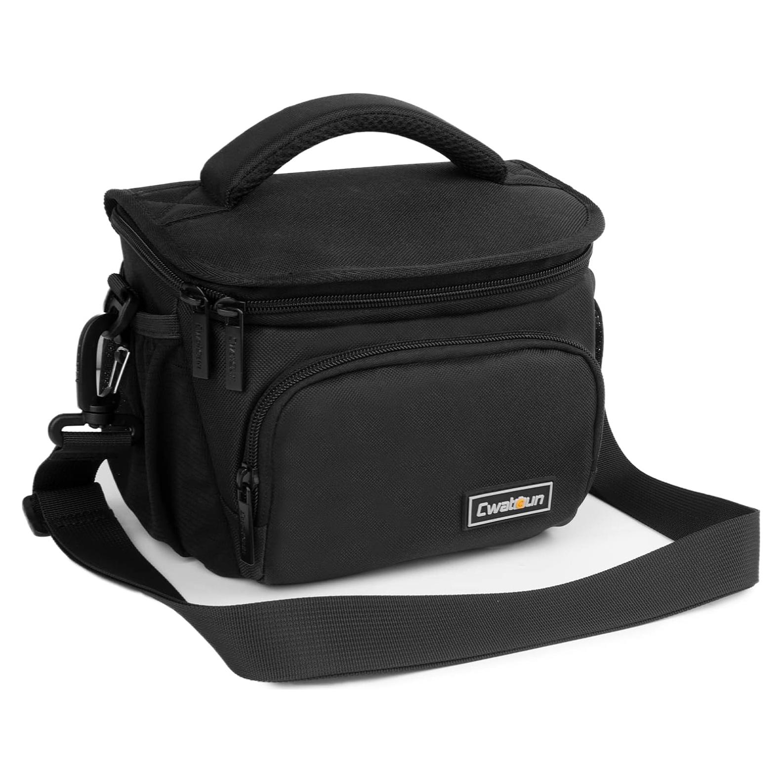Bolsa de cámara cruzada Cwatcun impermeable para DSLR y SLR