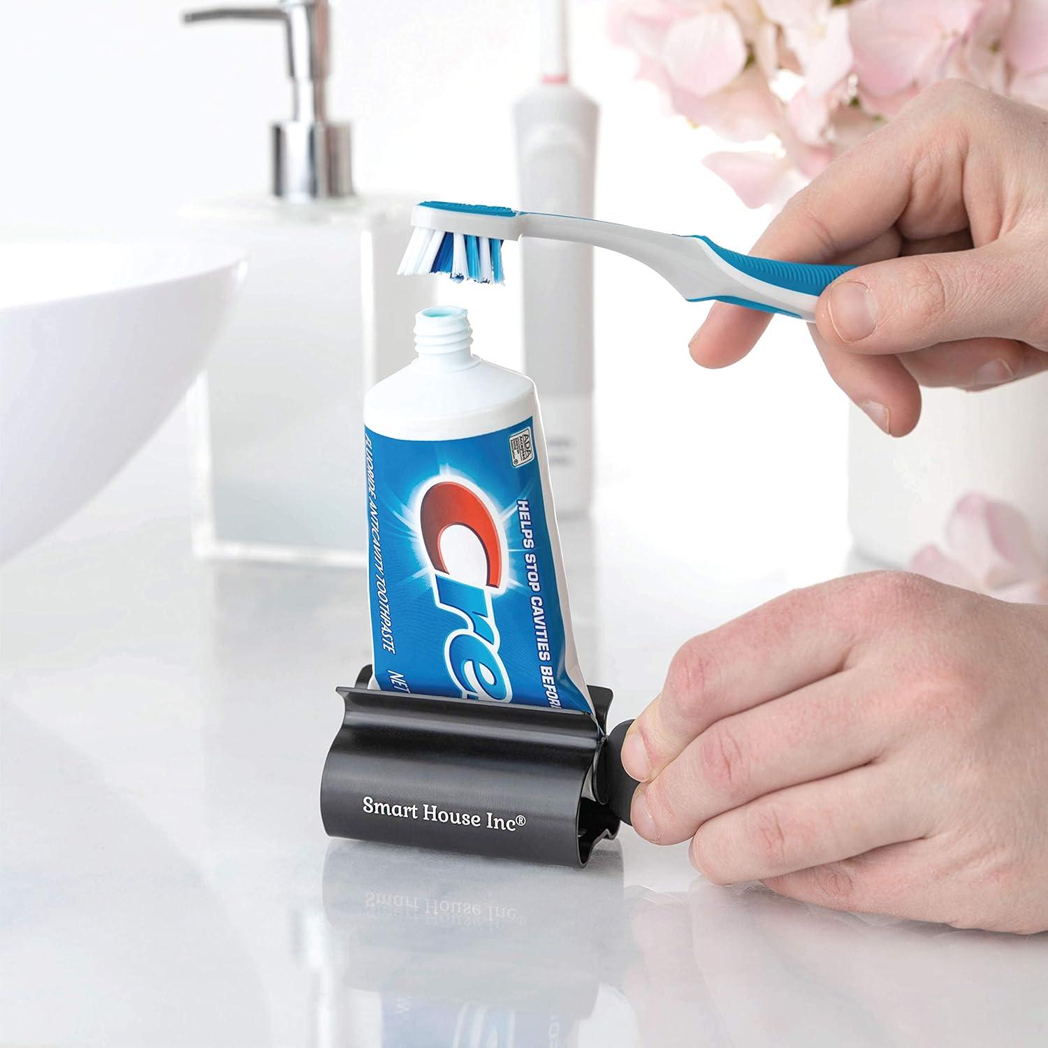 Rodillo Exprimidor de Pasta Dental Smart House Acero Inoxidable