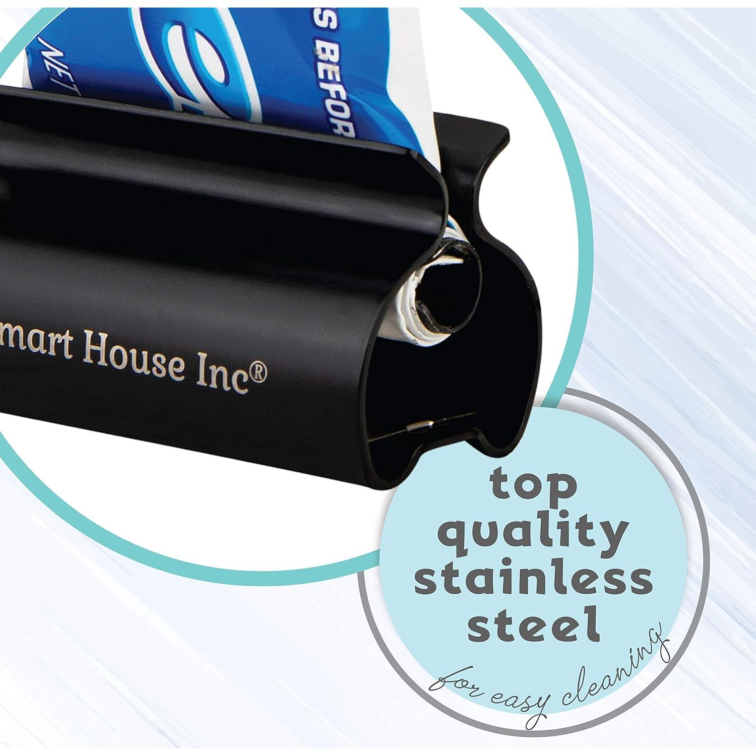 Rodillo Exprimidor de Pasta Dental Smart House Acero Inoxidable