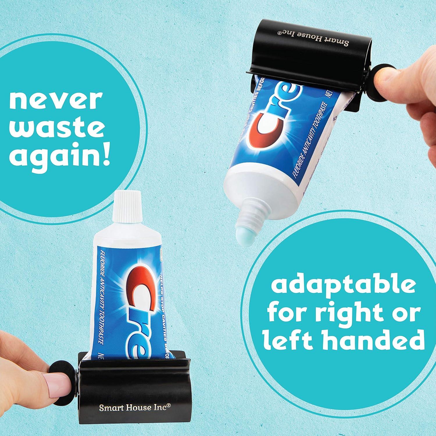 Rodillo Exprimidor de Pasta Dental Smart House Acero Inoxidable