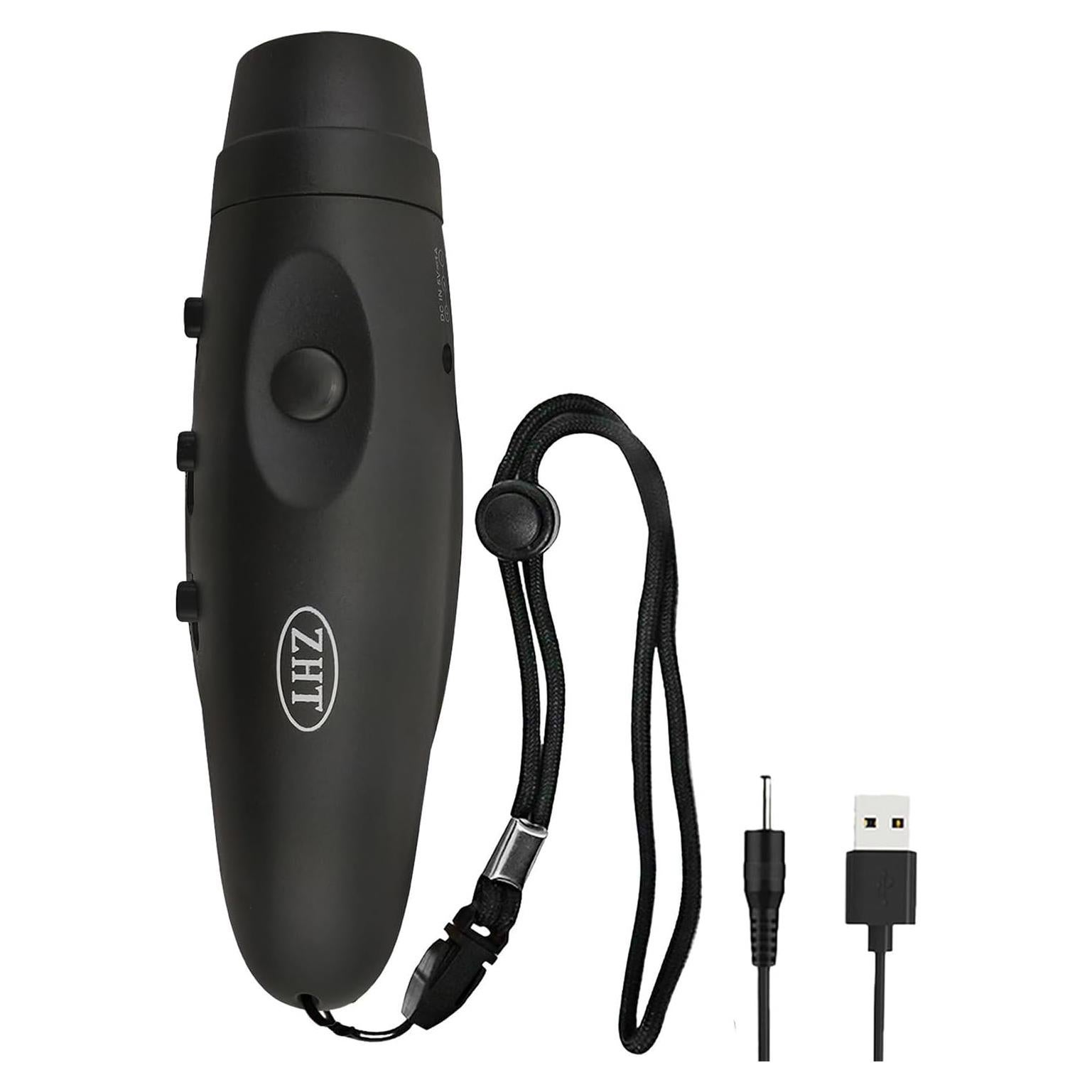 Silbato Electrónico ZHT USB para Árbitros y Emergencias 120dB