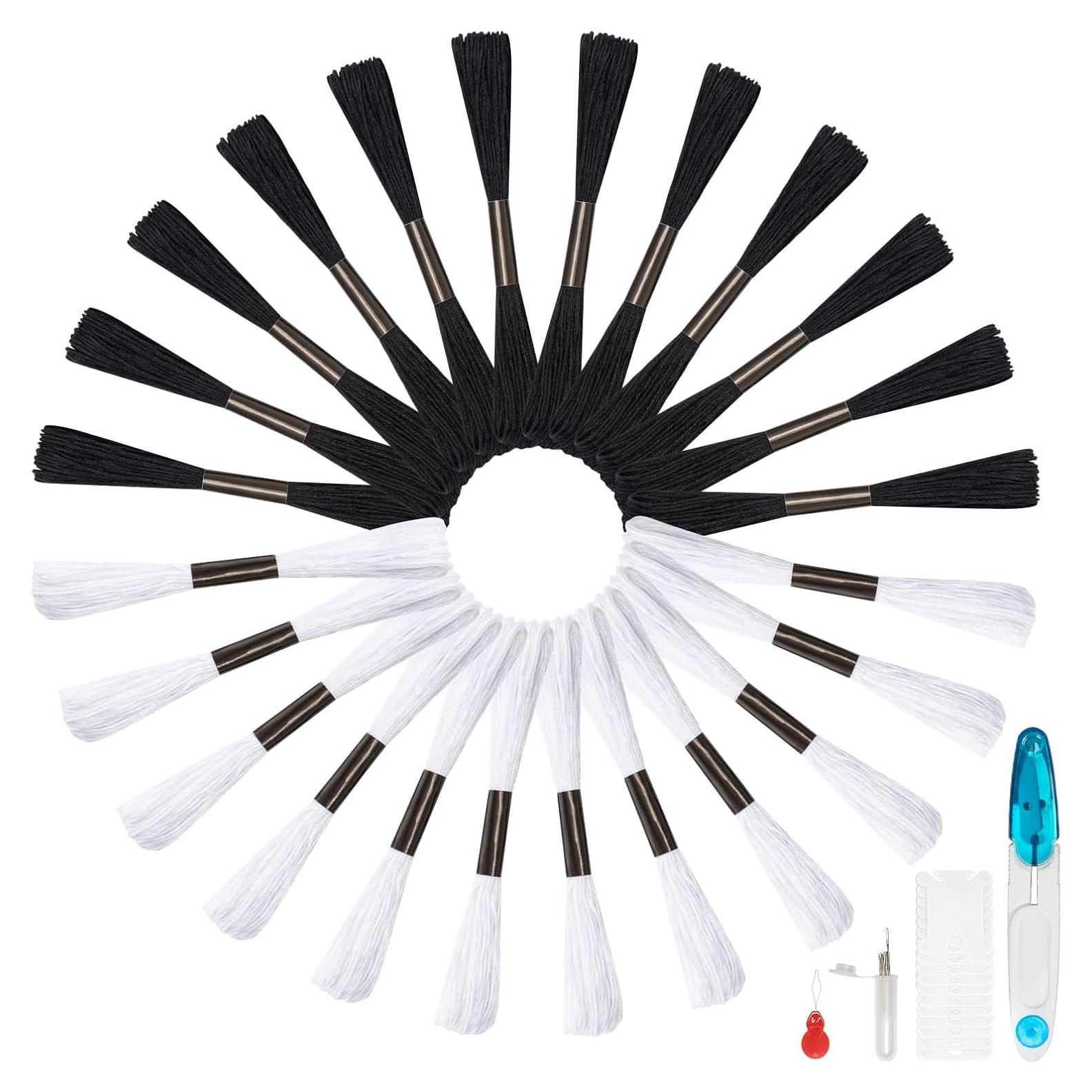 Hilo para Pulseras de Amistad Amrules 24 Madejas Algodón 875.3 cm