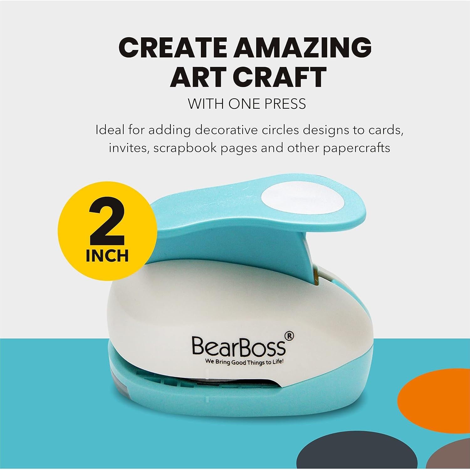 Troquel de Círculo 5.08 cm BearBoss para Scrapbooking