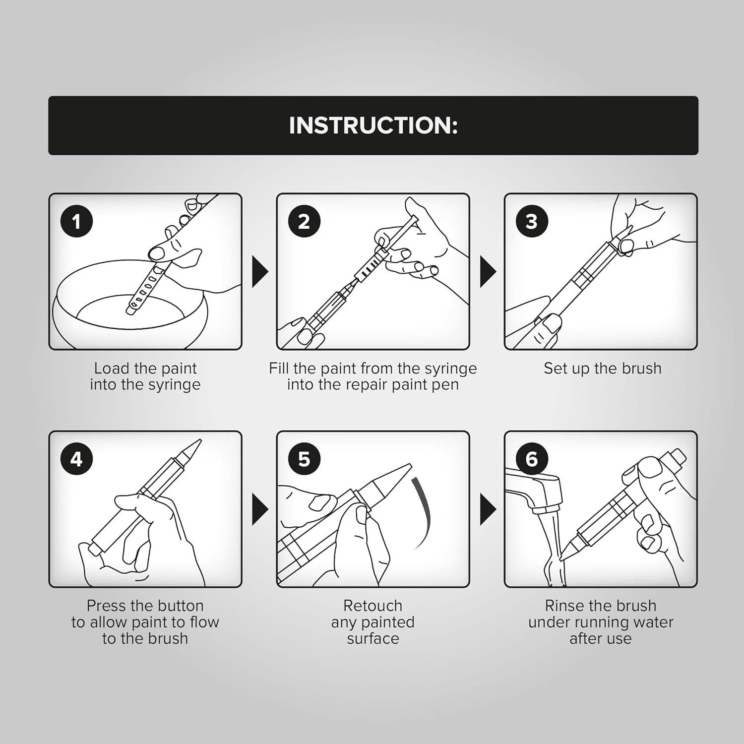 Kit de Lápiz de Pintura Rellenable X-Protector - 3 Piezas