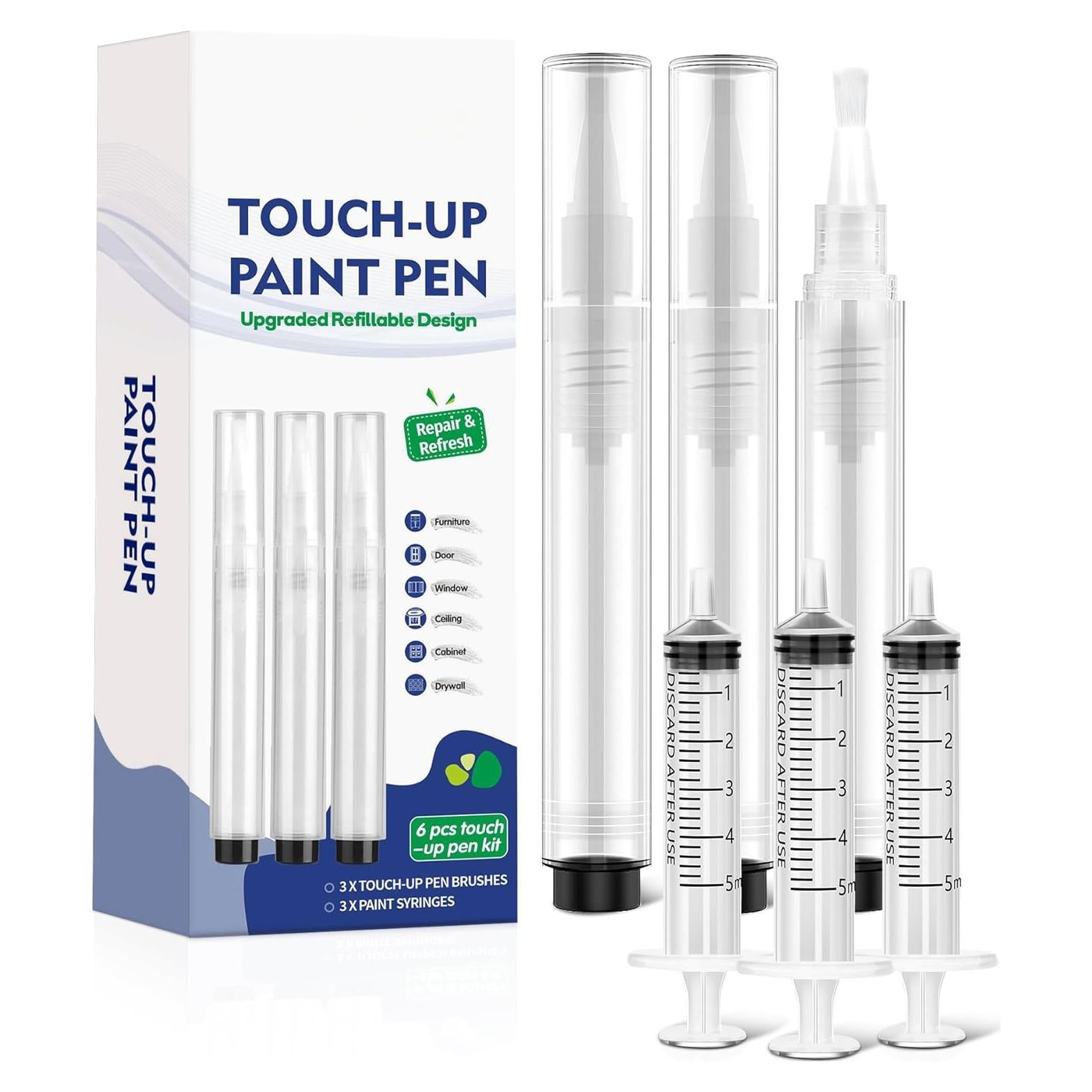 Bolígrafo de Pintura Rellenable YULOFMVE 6 Pcs Reparación