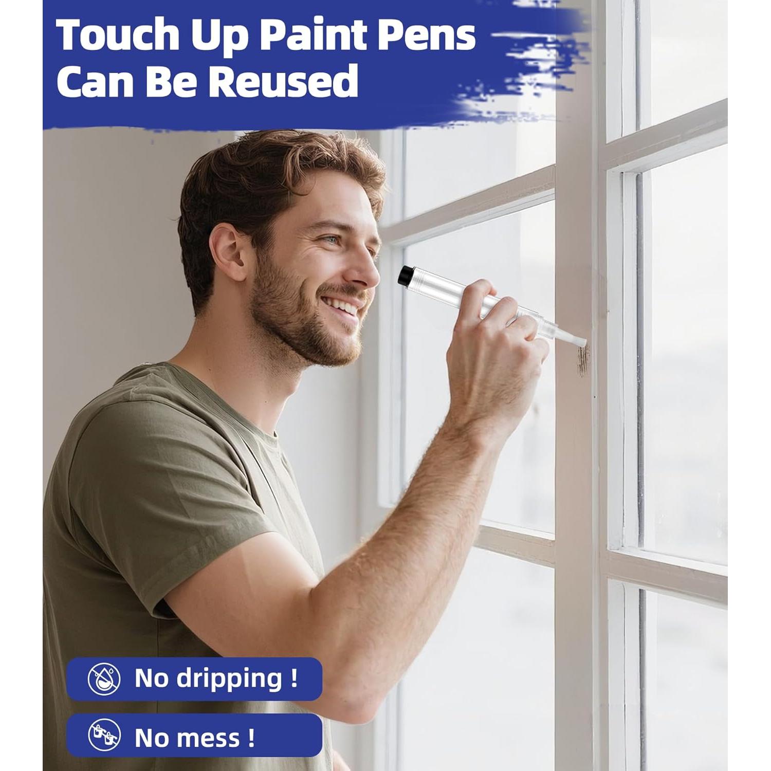 Bolígrafo de Pintura Rellenable YULOFMVE 6 Pcs Reparación