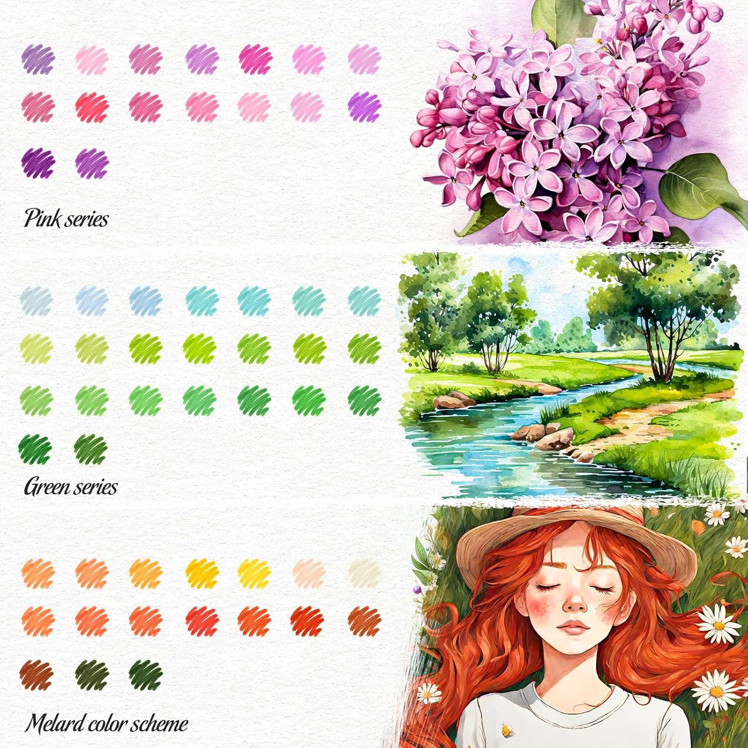 Kits de Arte Soucolor 100 Colores Doble Punta para Chicas