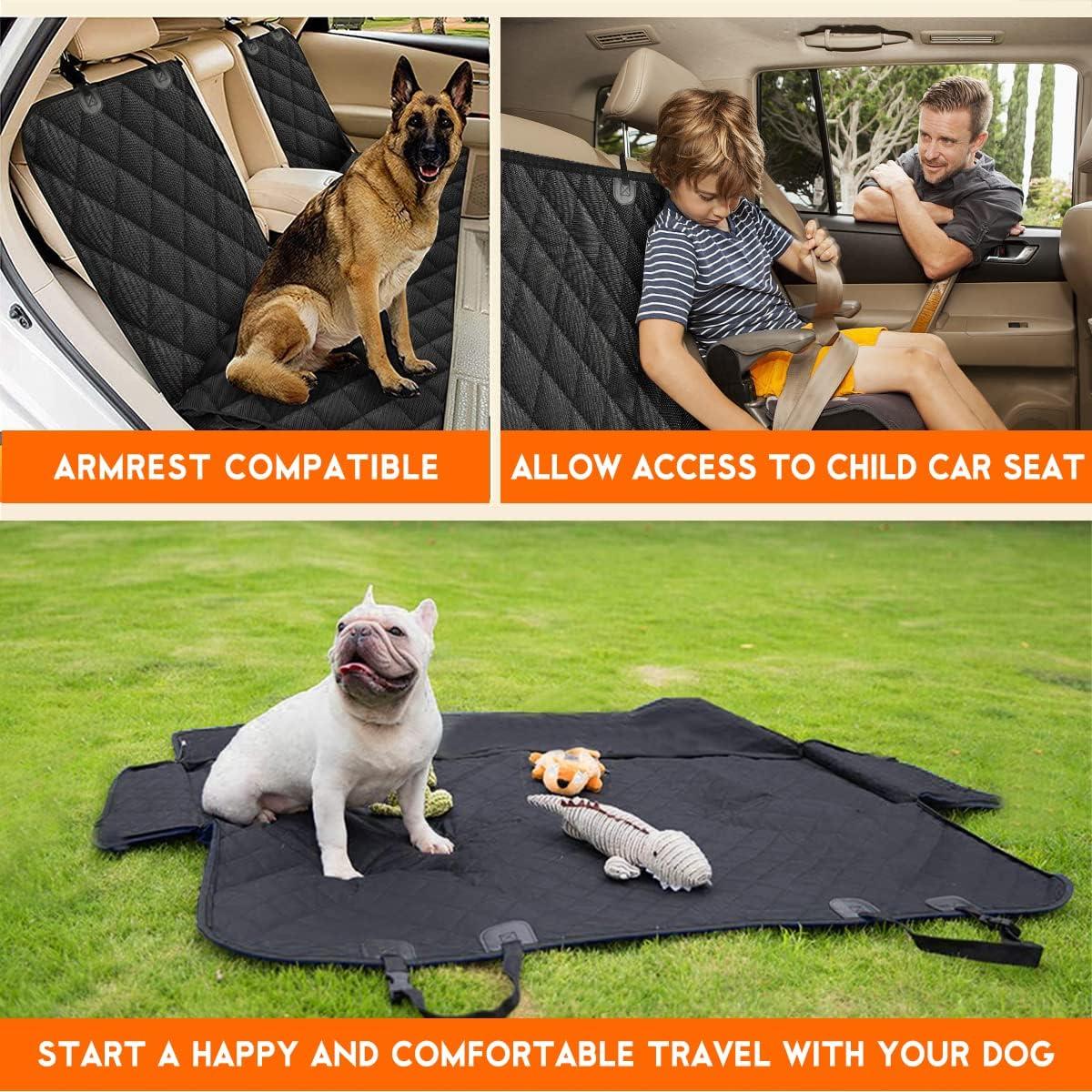 Funda de Asiento para Perros Yuntec Universal Impermeable Negro