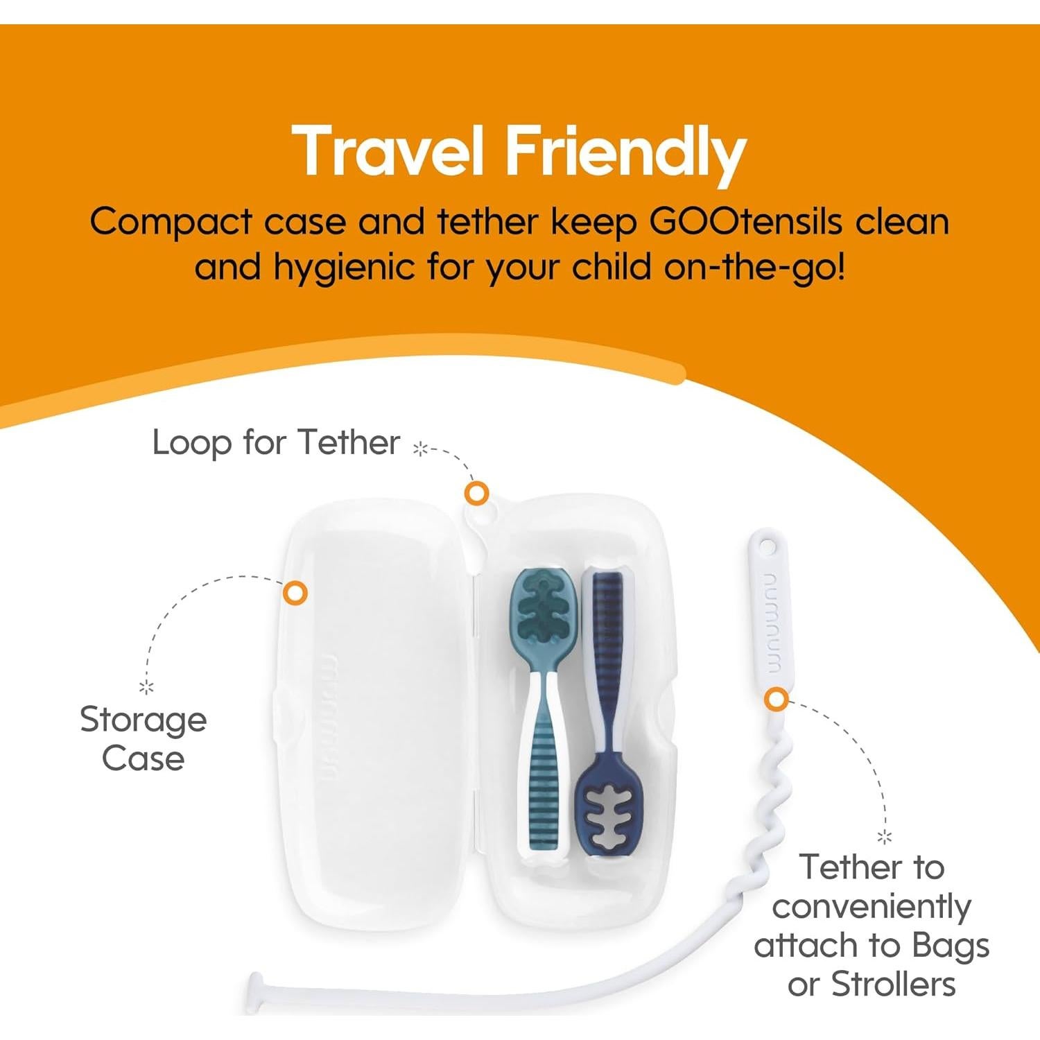 Funda de Viaje GOOtensils para Pre-Cuchara - Transparente