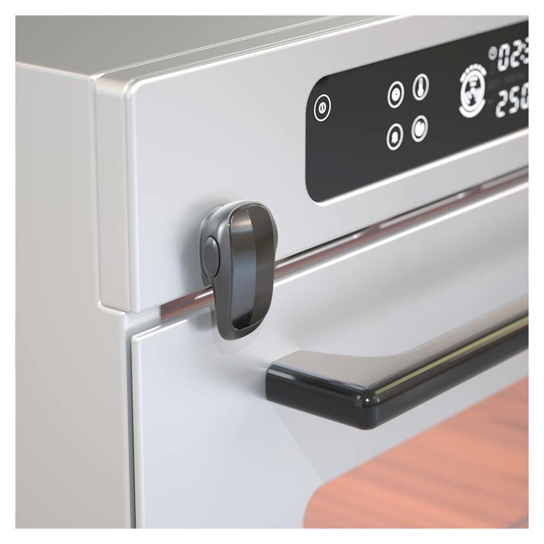 Cerradura de Seguridad para Horno SAFELON - Doble Botón, Negro