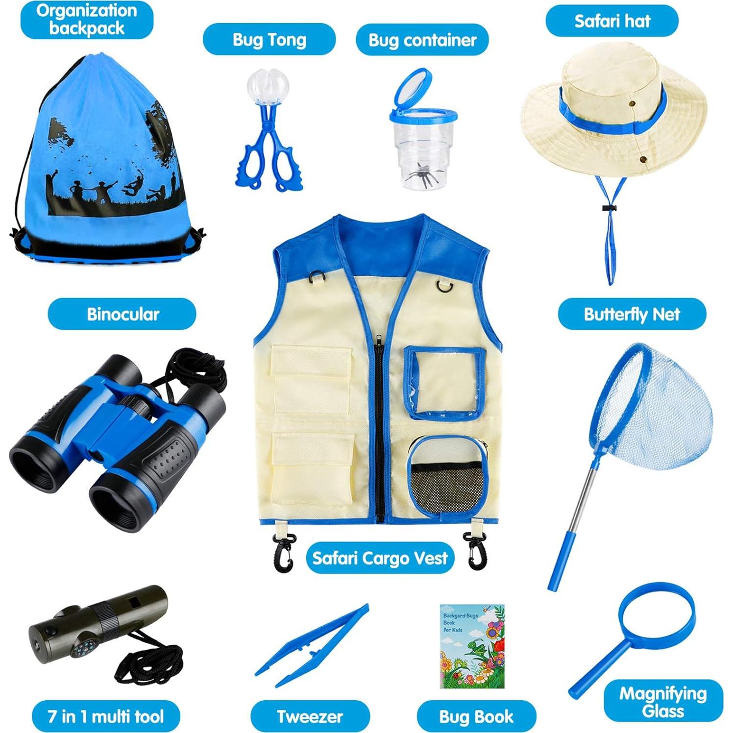 Kit de Explorador INNOCHEER para Niños 3-12 Años - Capturador de Insectos