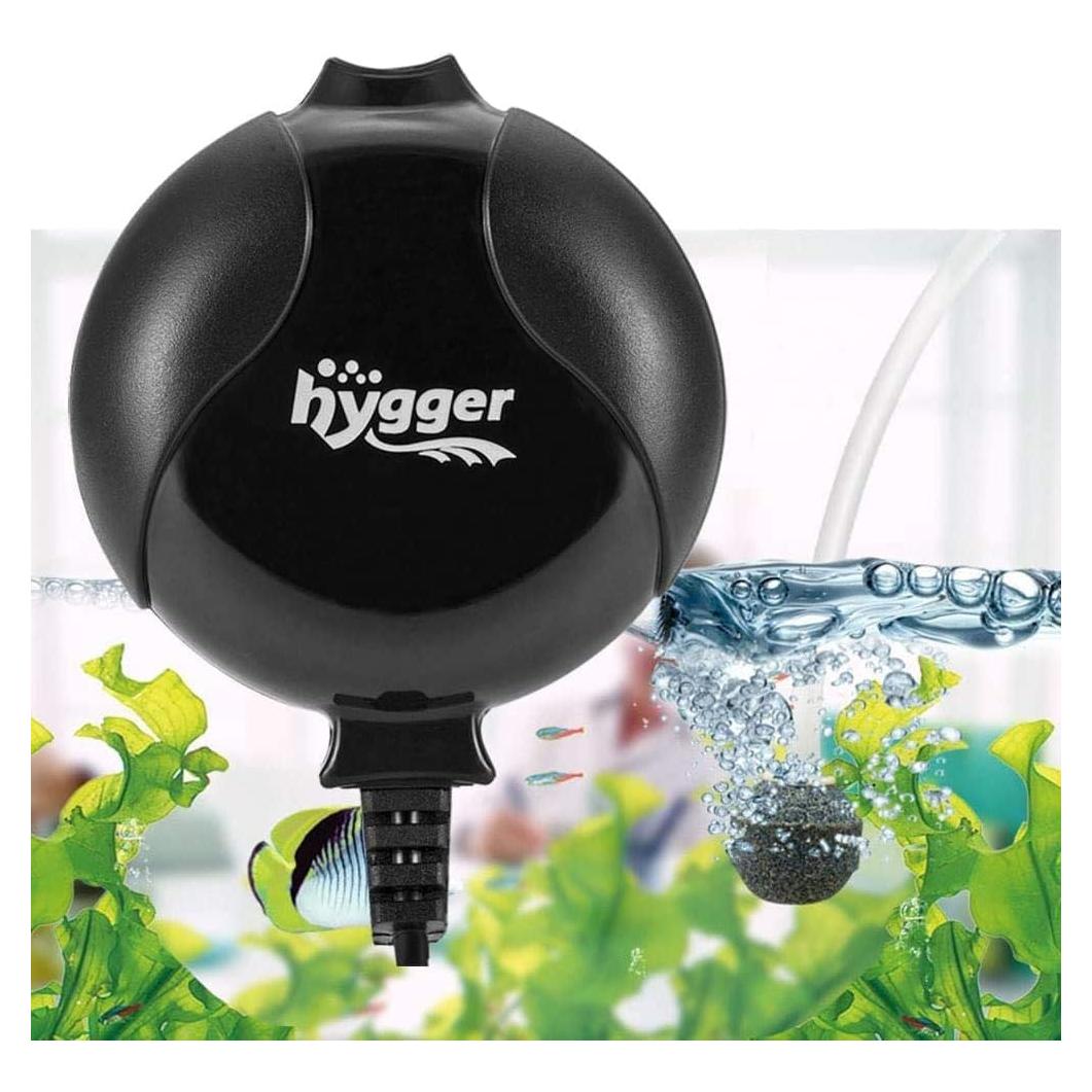 Bomba de Aire Silenciosa Hygger HG-811 para Acuario 1.5W 1-15 Galones
