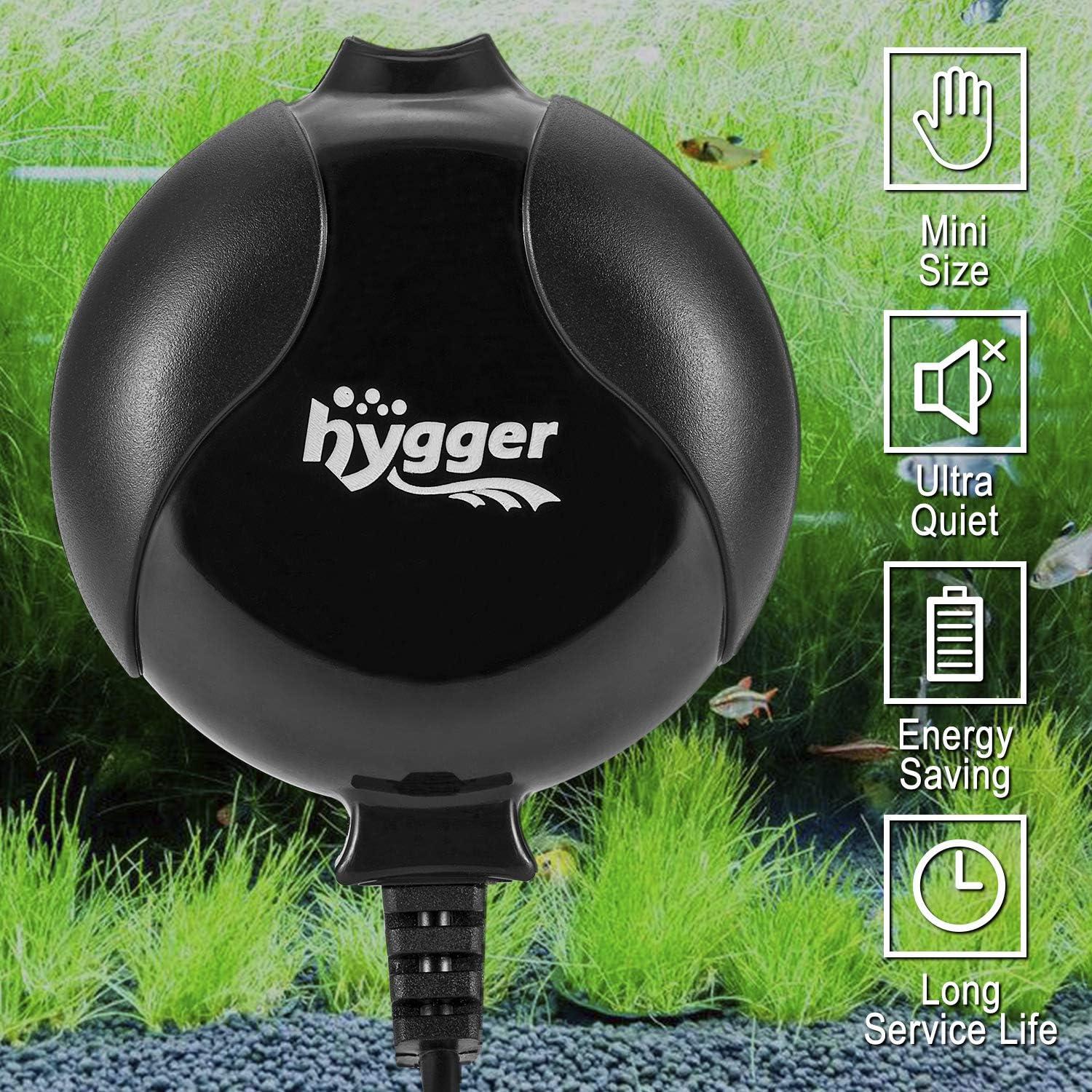 Bomba de Aire Silenciosa Hygger HG-811 para Acuario 1.5W 1-15 Galones
