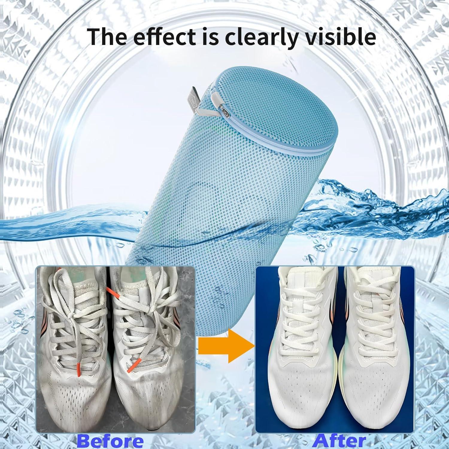 Bolsa de Lavado de Zapatos Kimmama 20x38 cm Azul - 2 Piezas