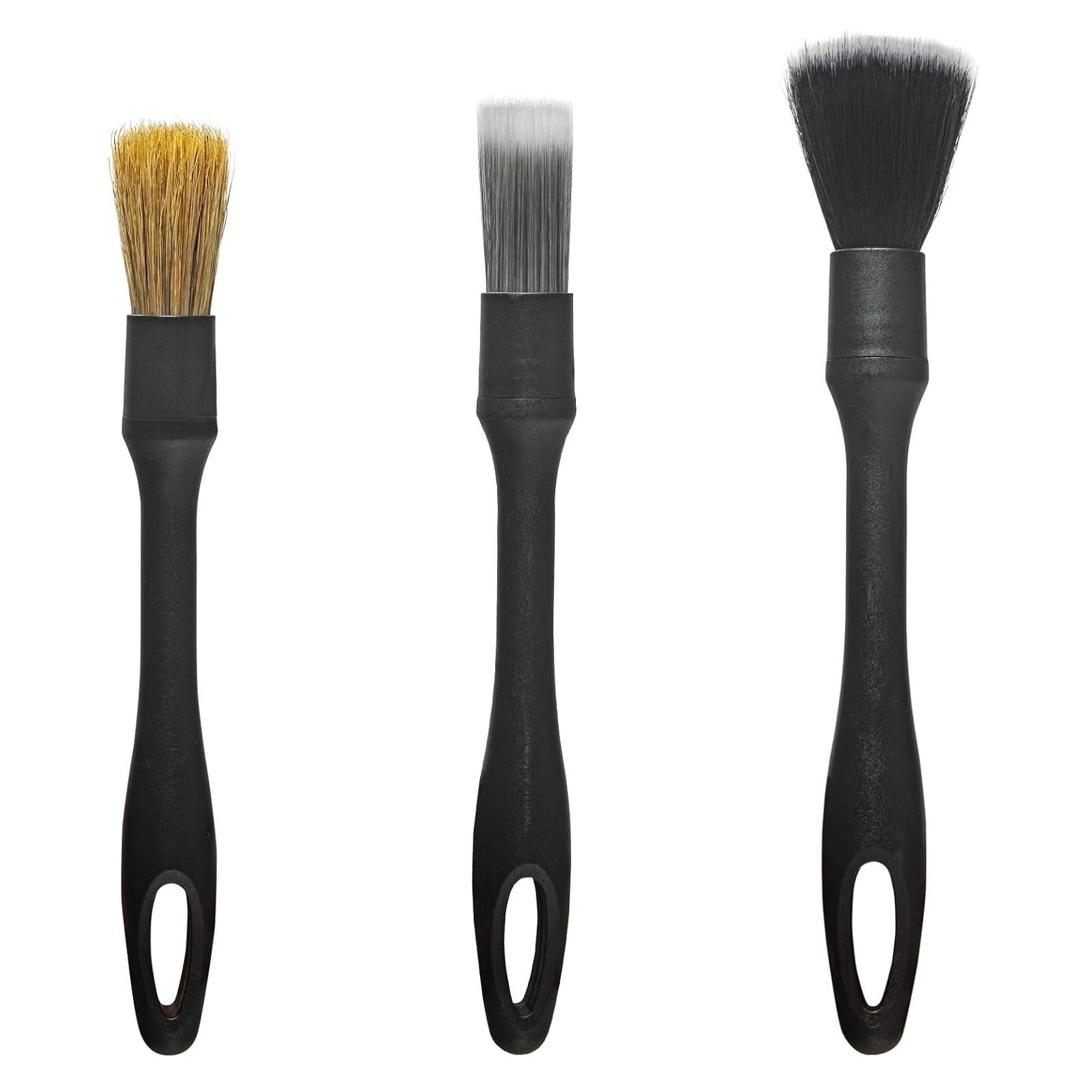 Juego de Cepillos de Detalle YISHARRY LI para Automóviles - 3 Unidades