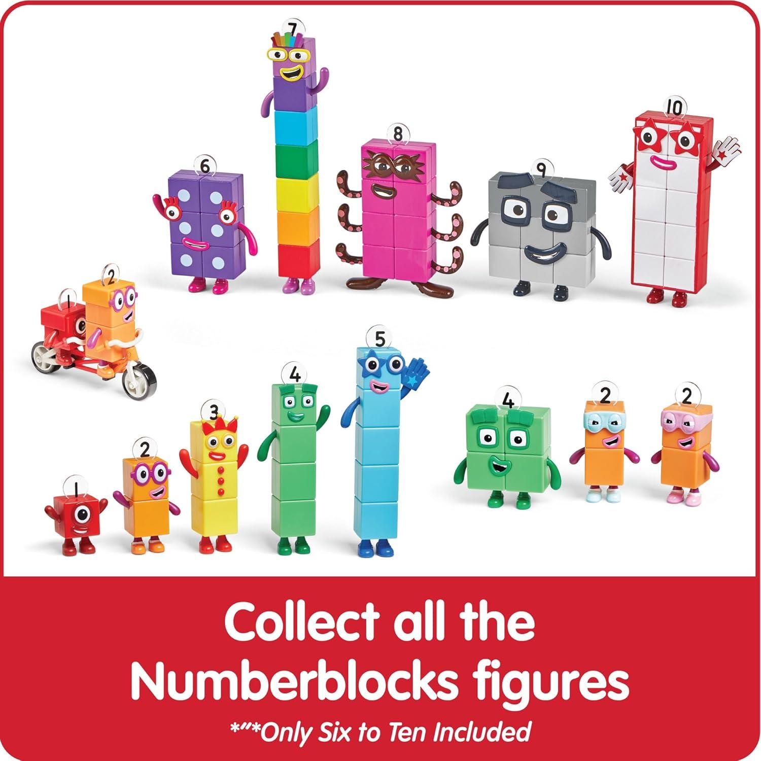 Figuras de Acción Numberblocks Seis a Diez - hand2mind