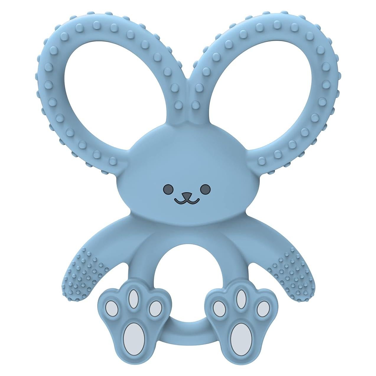 Mordedor Dr. Brown's Flexees Conejito Azul 100% Silicona 3m+