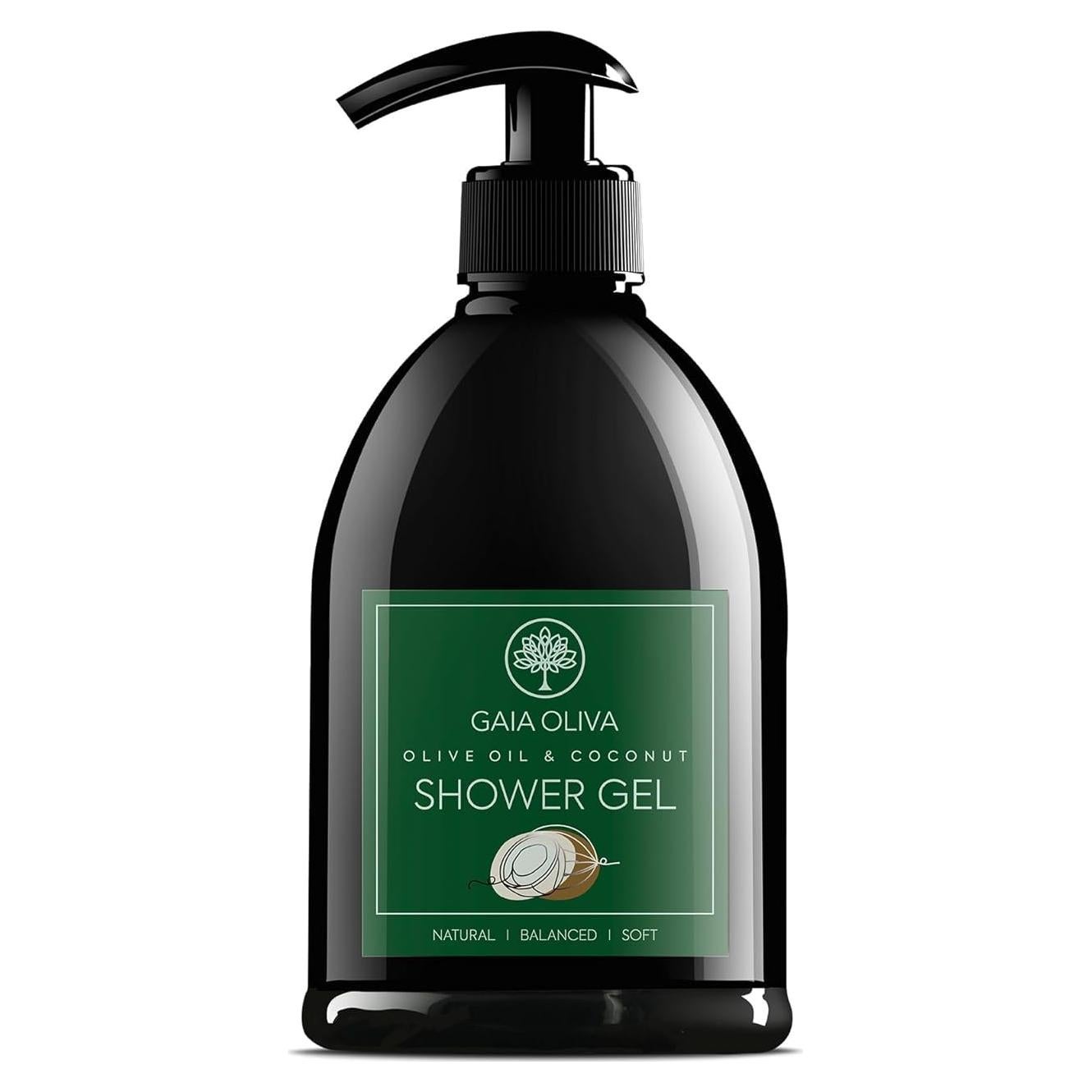 Gel de Ducha Gaia Oliva 500ml - Jabón Corporal Hidratante Coco