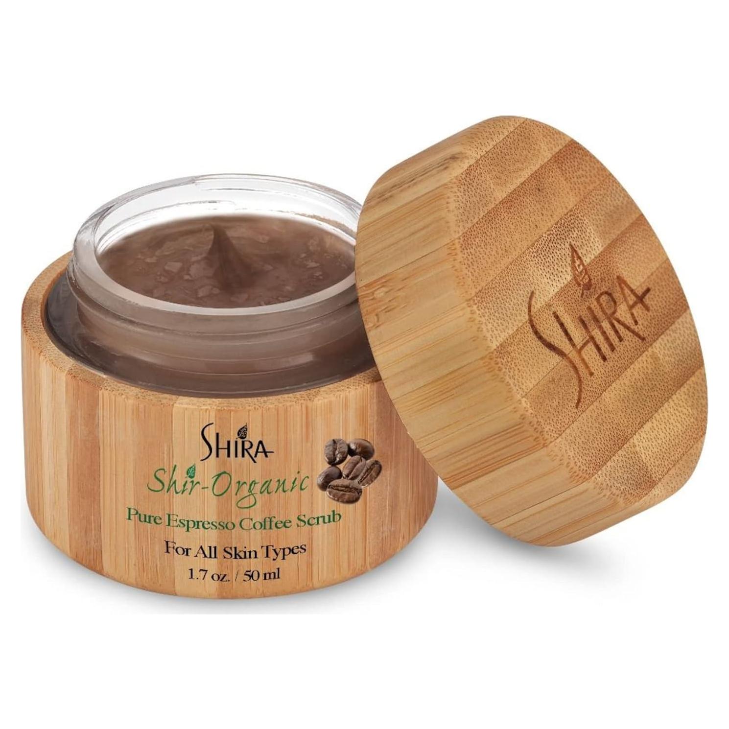 Exfoliante Facial de Café Espresso Orgánico Shira 15ML