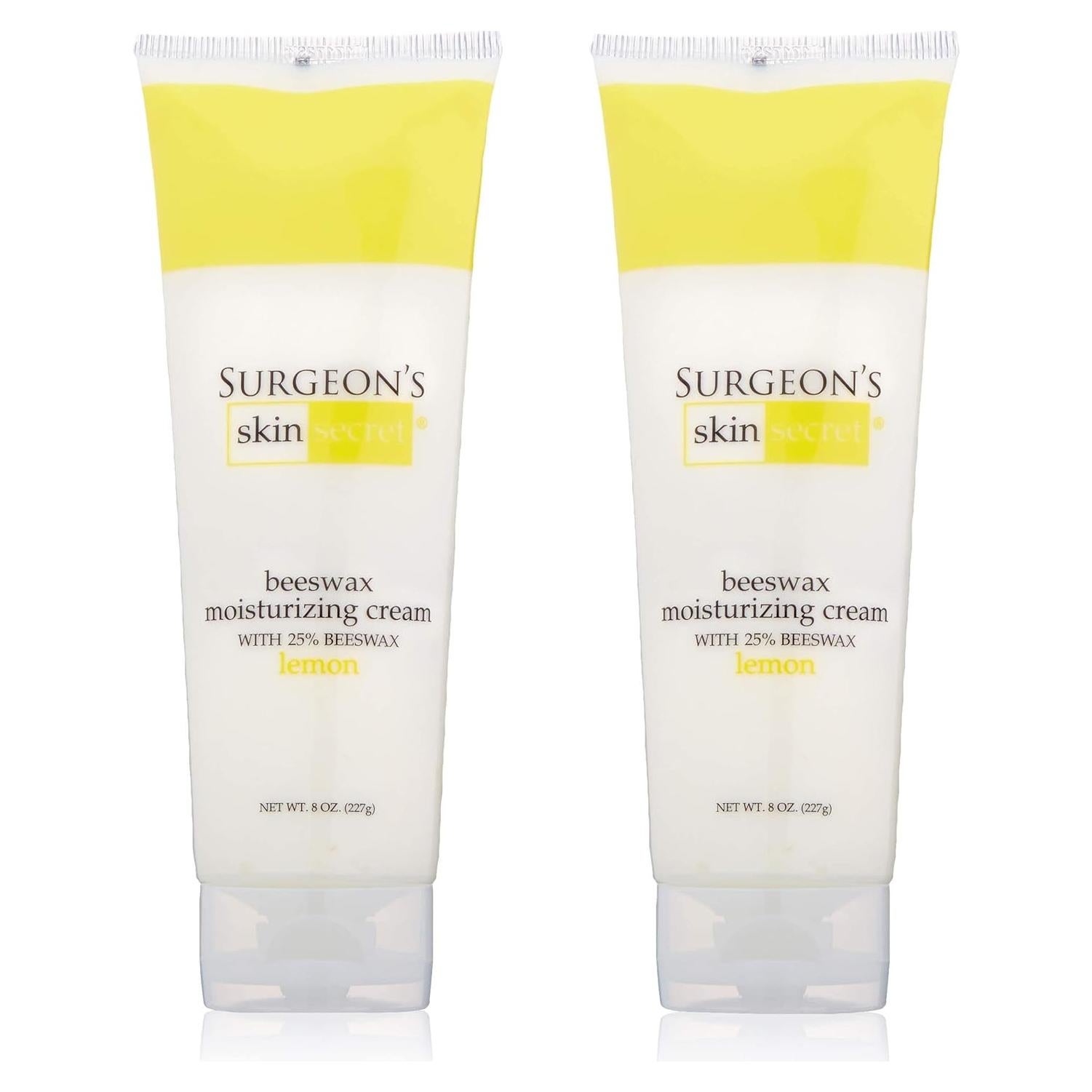 Crema Hidratante de Cera de Abejas Jamark 226g Limón - 2 Paquetes