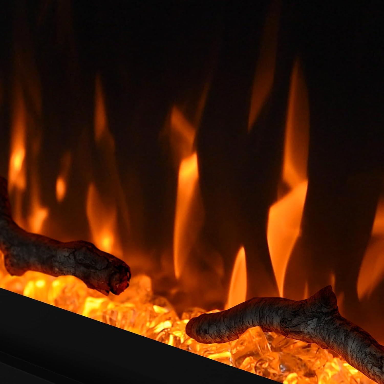 Chimenea Eléctrica Cooboom 101.6 cm Ultra-Fina 1500W