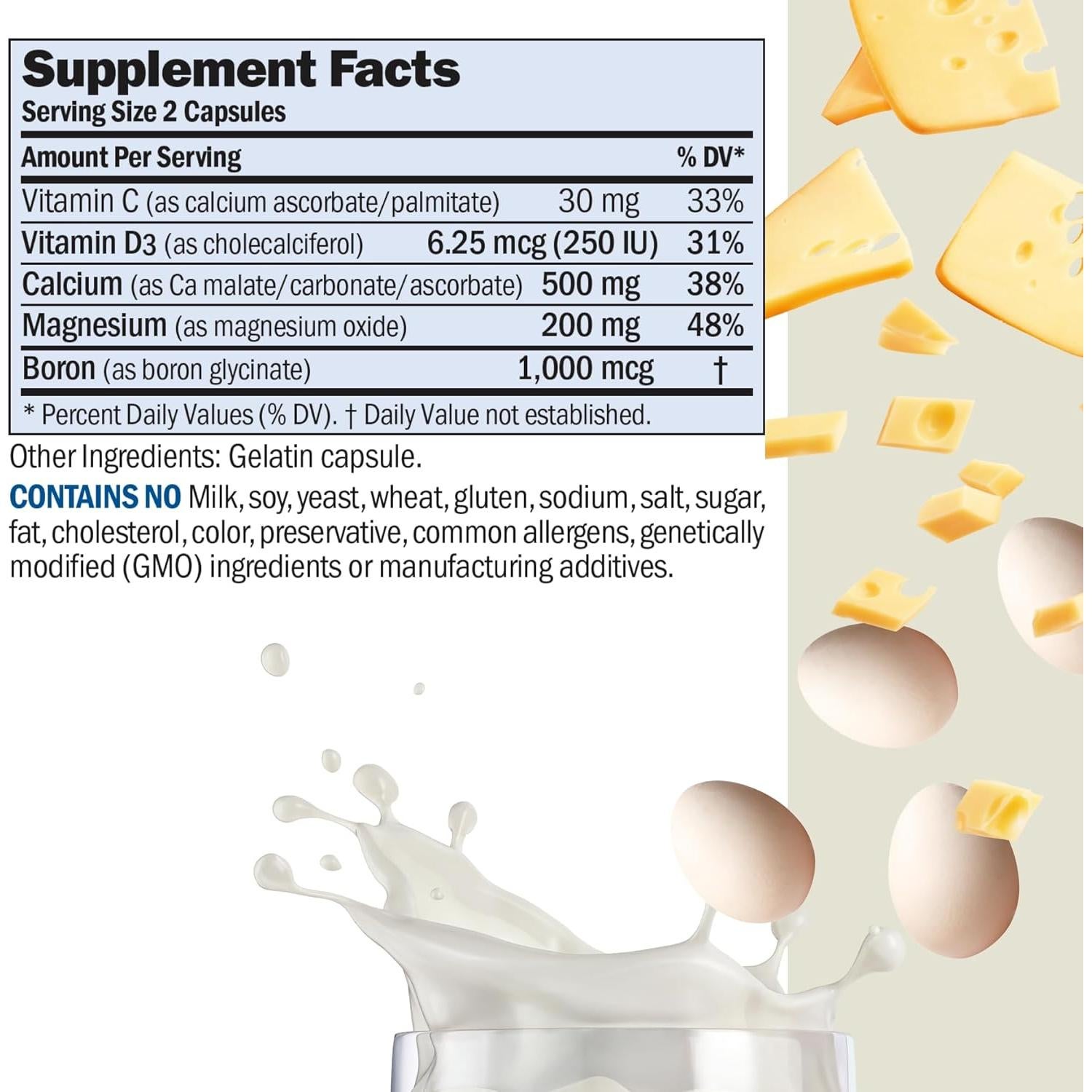 Cápsulas de Calcio y Magnesio Andrew Lessman 60 Unidades